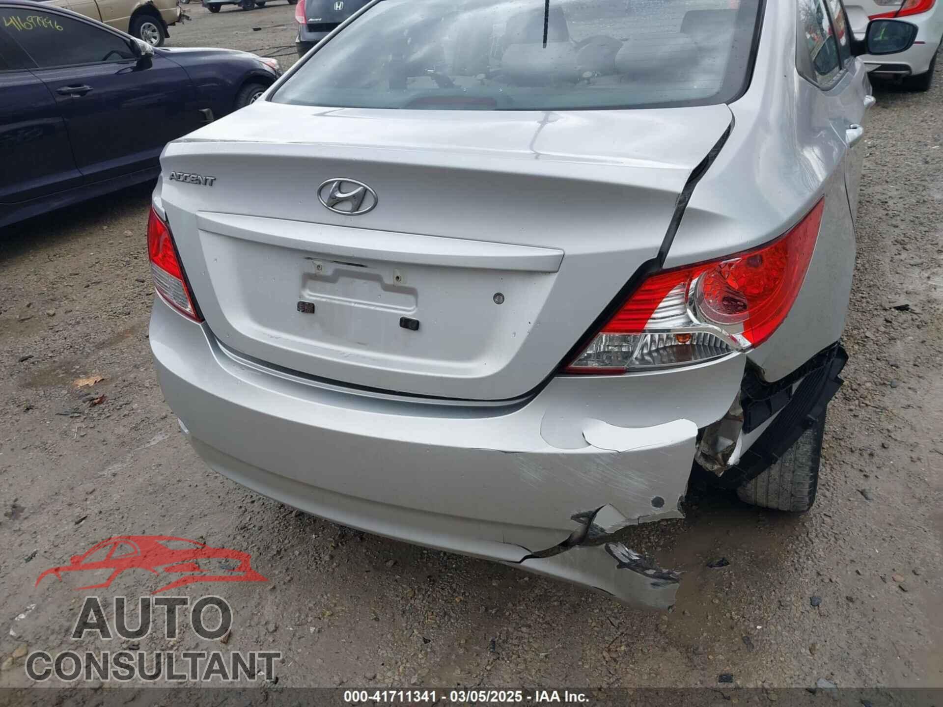 HYUNDAI ACCENT 2012 - KMHCU4AE4CU078289