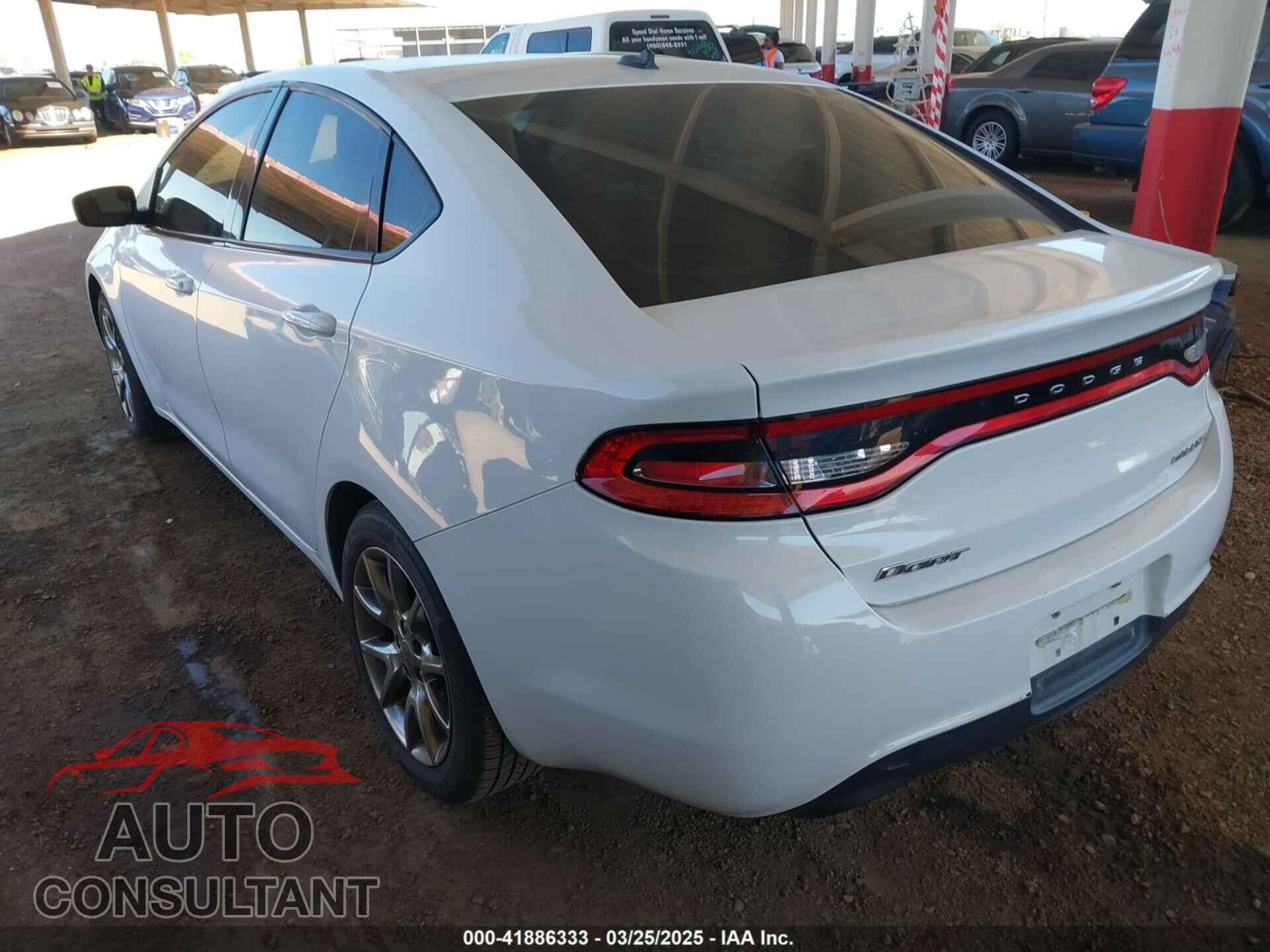 DODGE DART 2015 - 1C3CDFBB7FD141494