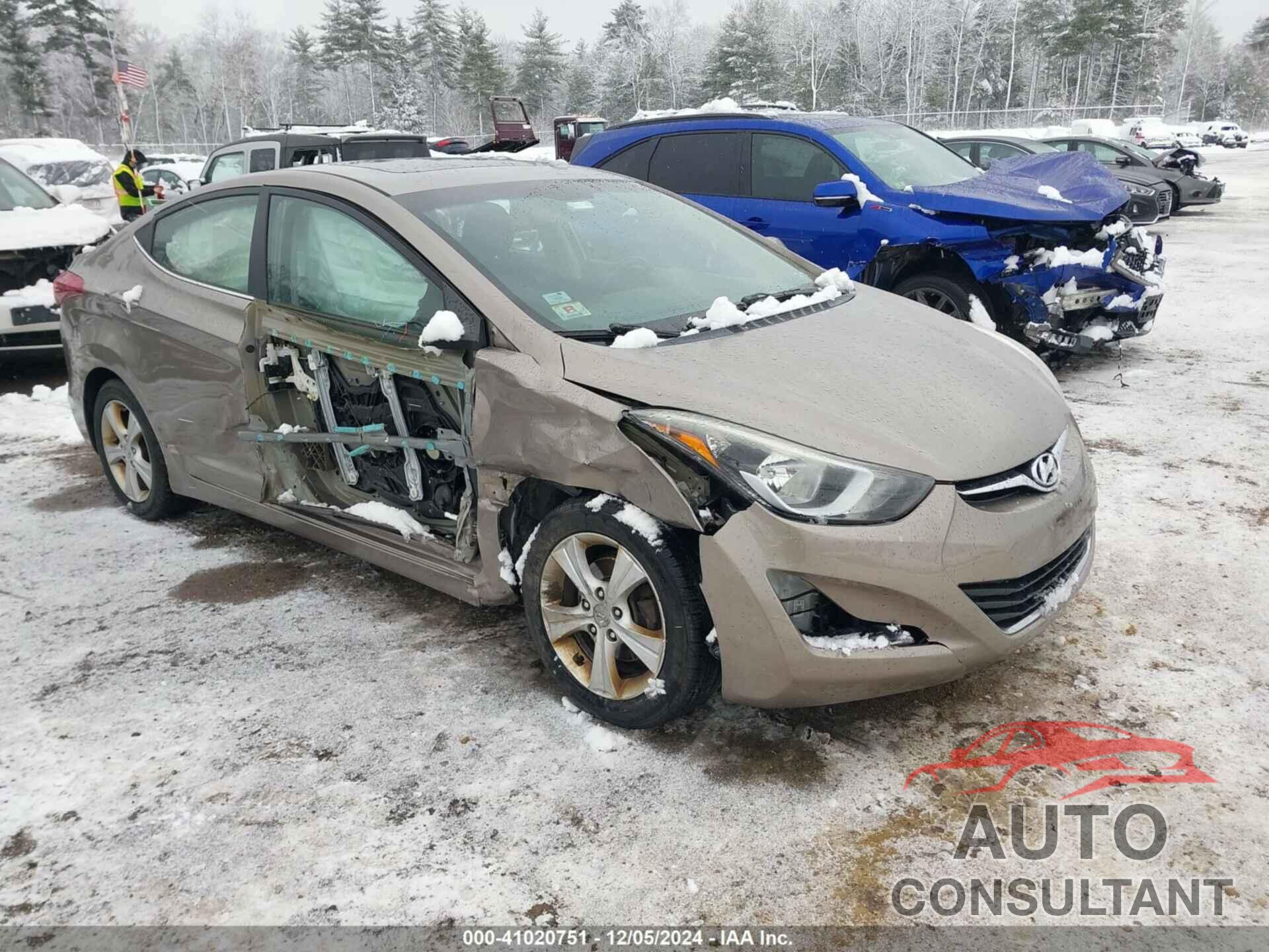 HYUNDAI ELANTRA 2016 - 5NPDH4AE2GH772458