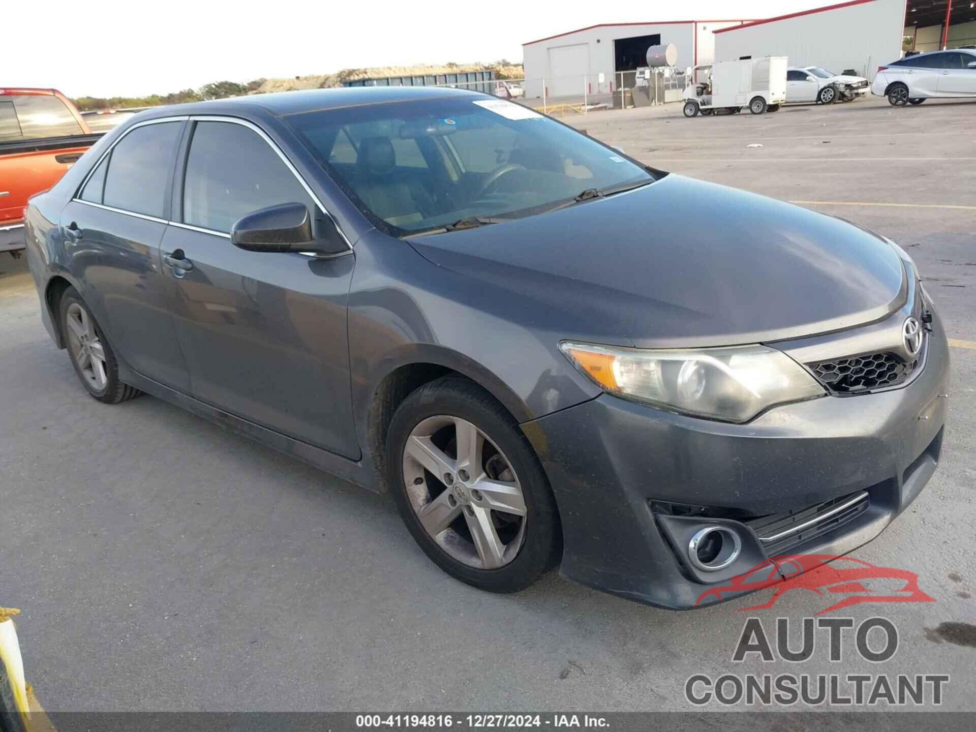 TOYOTA CAMRY 2012 - 4T1BF1FK1CU161925