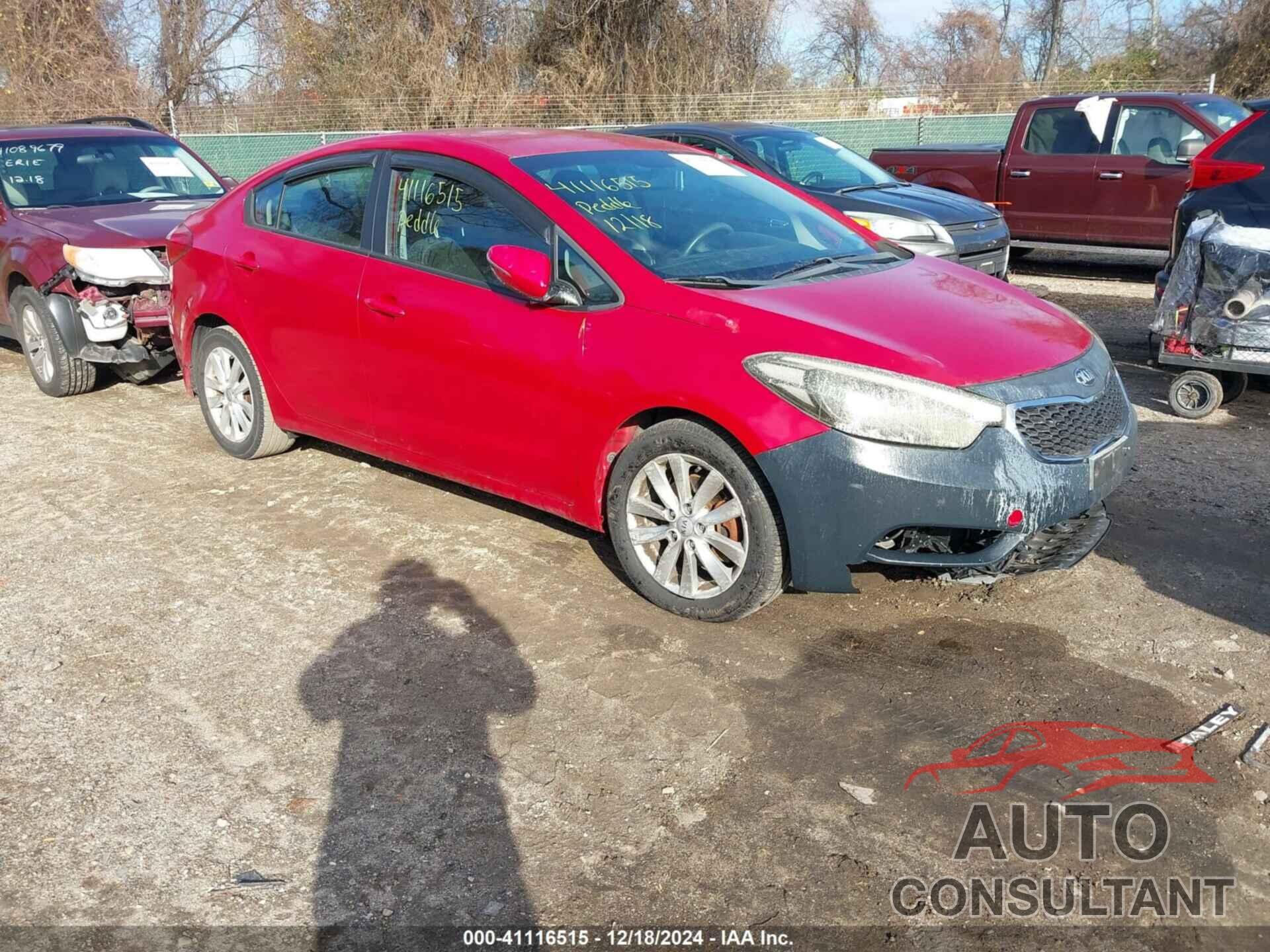 KIA FORTE 2014 - KNAFX4A63E5223706