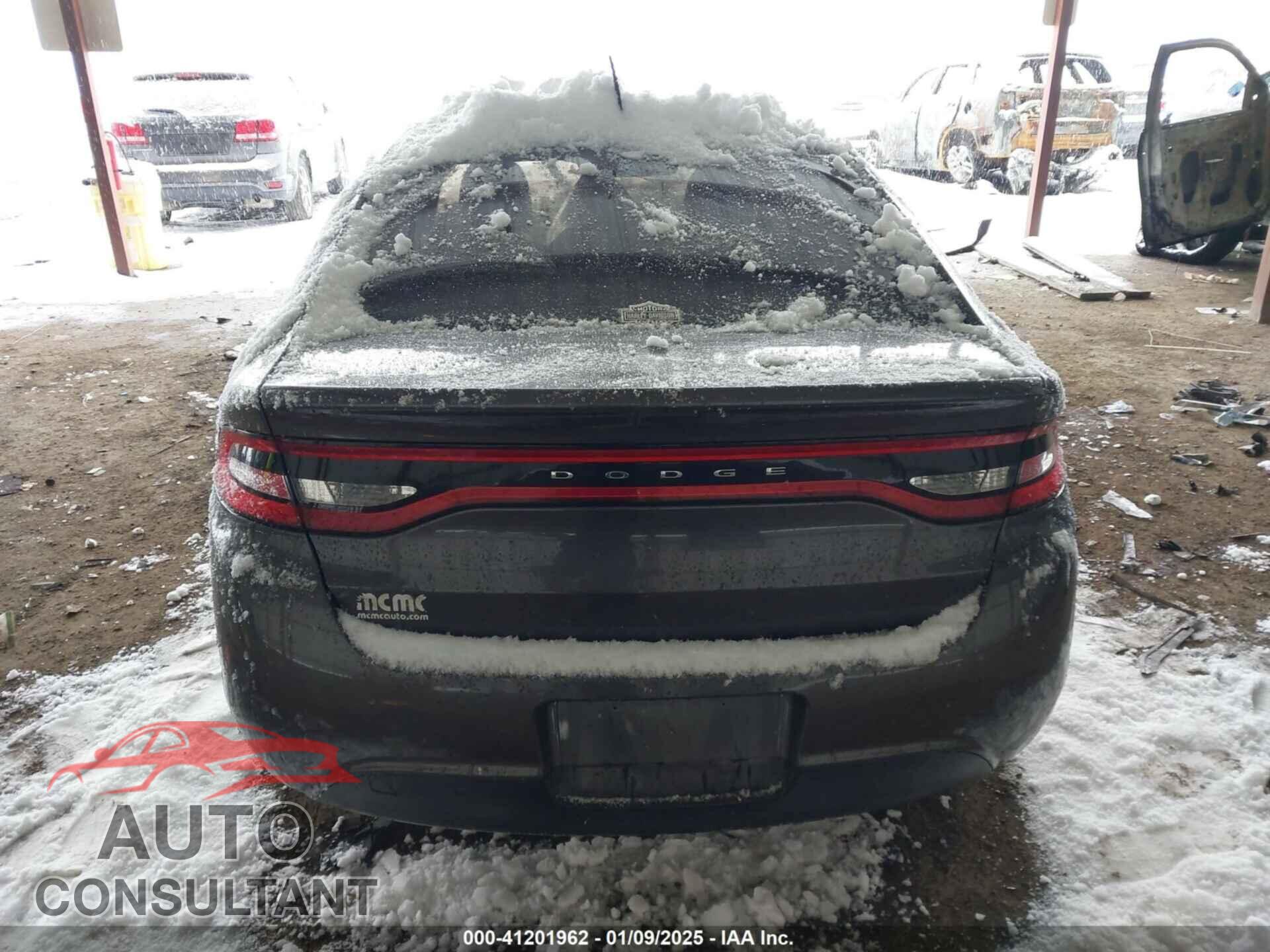 DODGE DART 2015 - 1C3CDFBB2FD309753