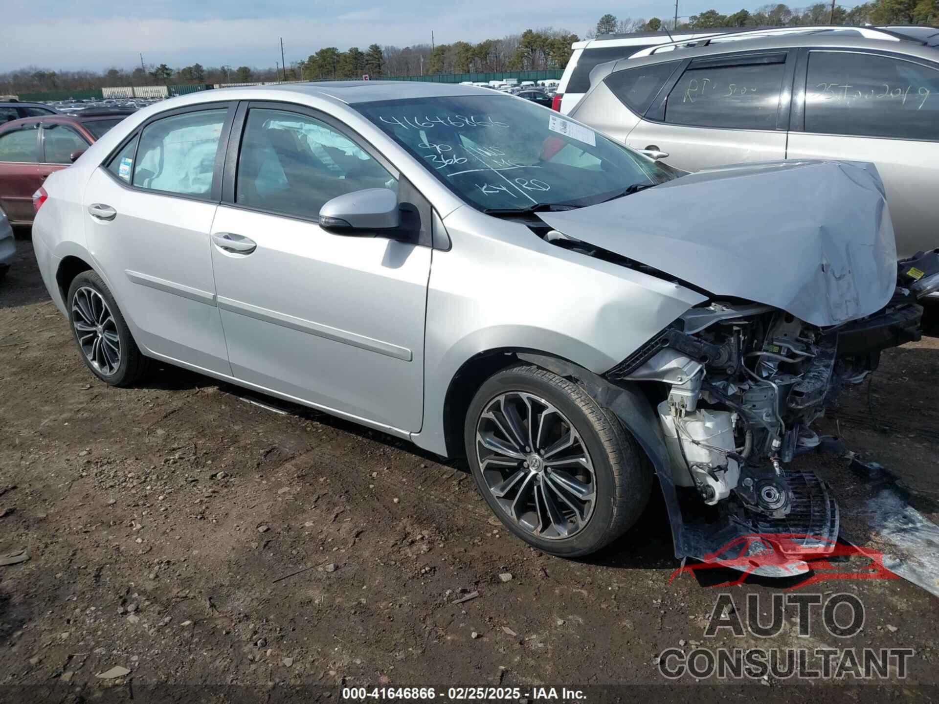 TOYOTA COROLLA 2016 - 2T1BURHE3GC730017