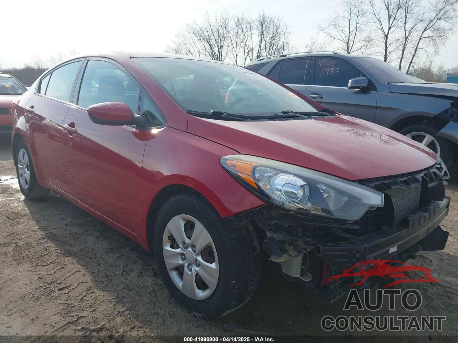 KIA FORTE 2016 - KNAFK4A64G5558751