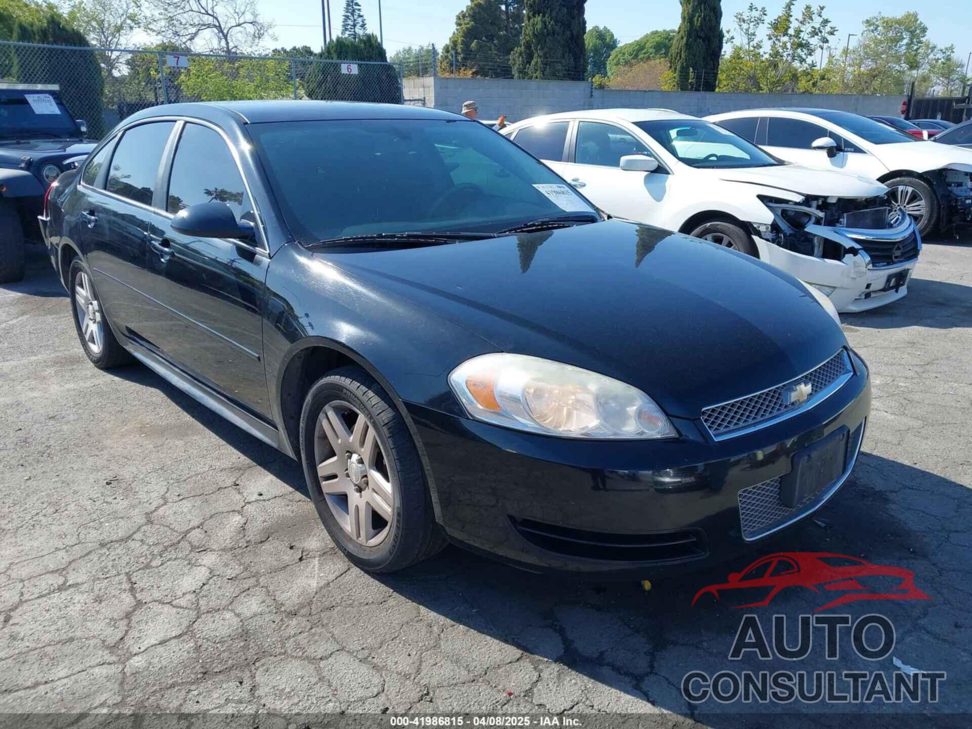 CHEVROLET IMPALA 2012 - 2G1WG5E32C1255126