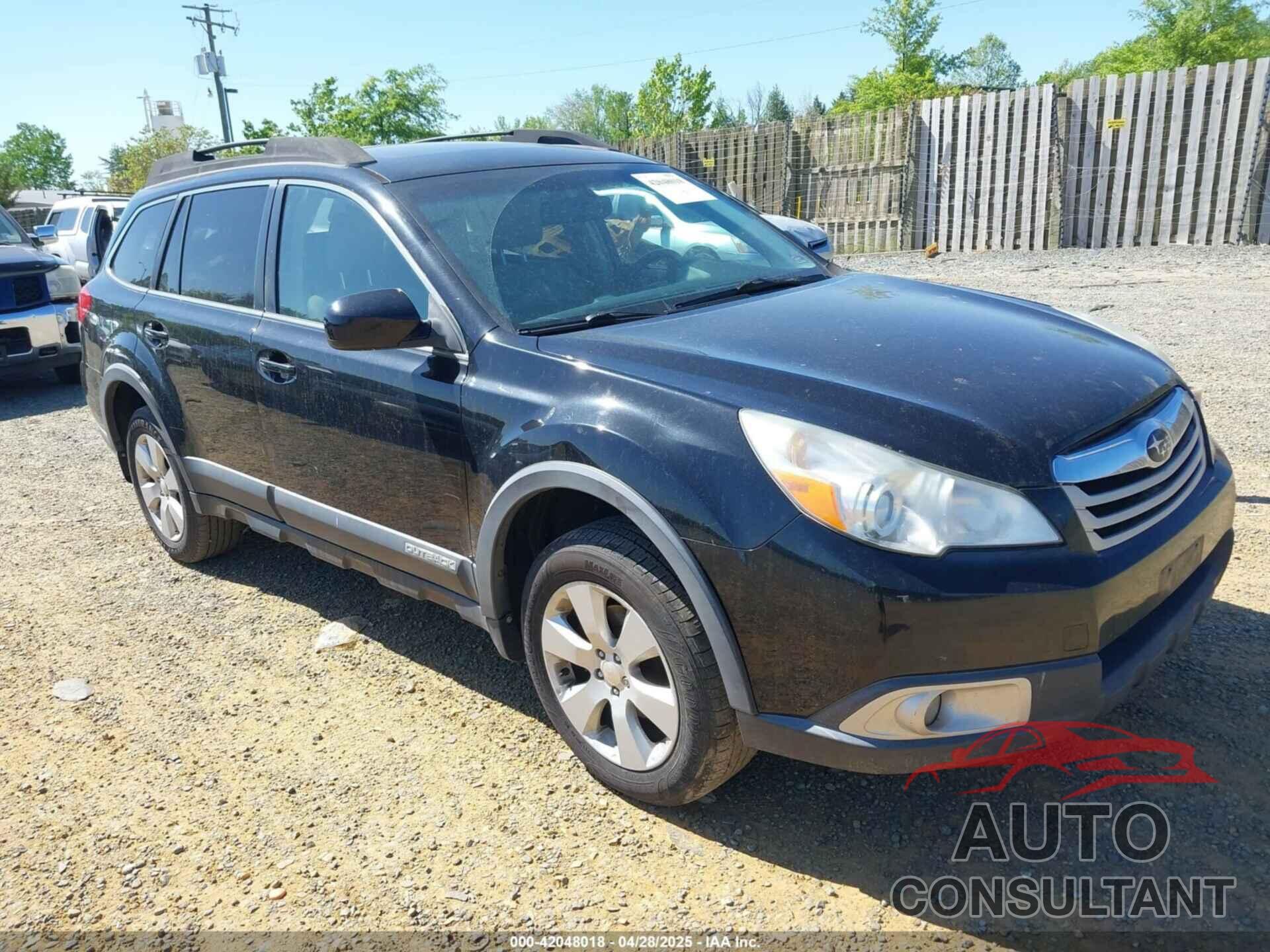 SUBARU OUTBACK 2012 - 4S4BRBGC9C3238924