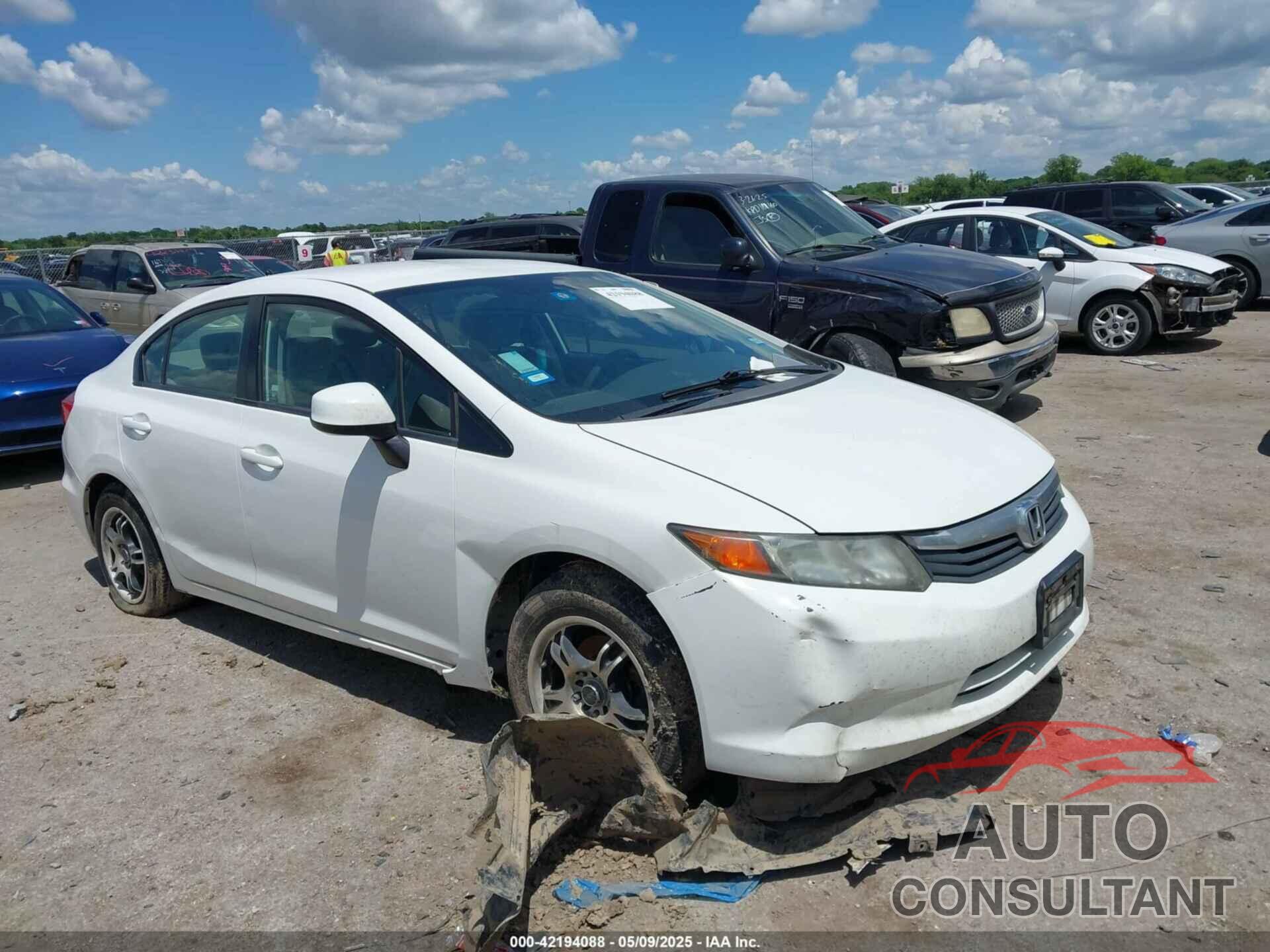 HONDA CIVIC 2012 - 2HGFB2F57CH536142