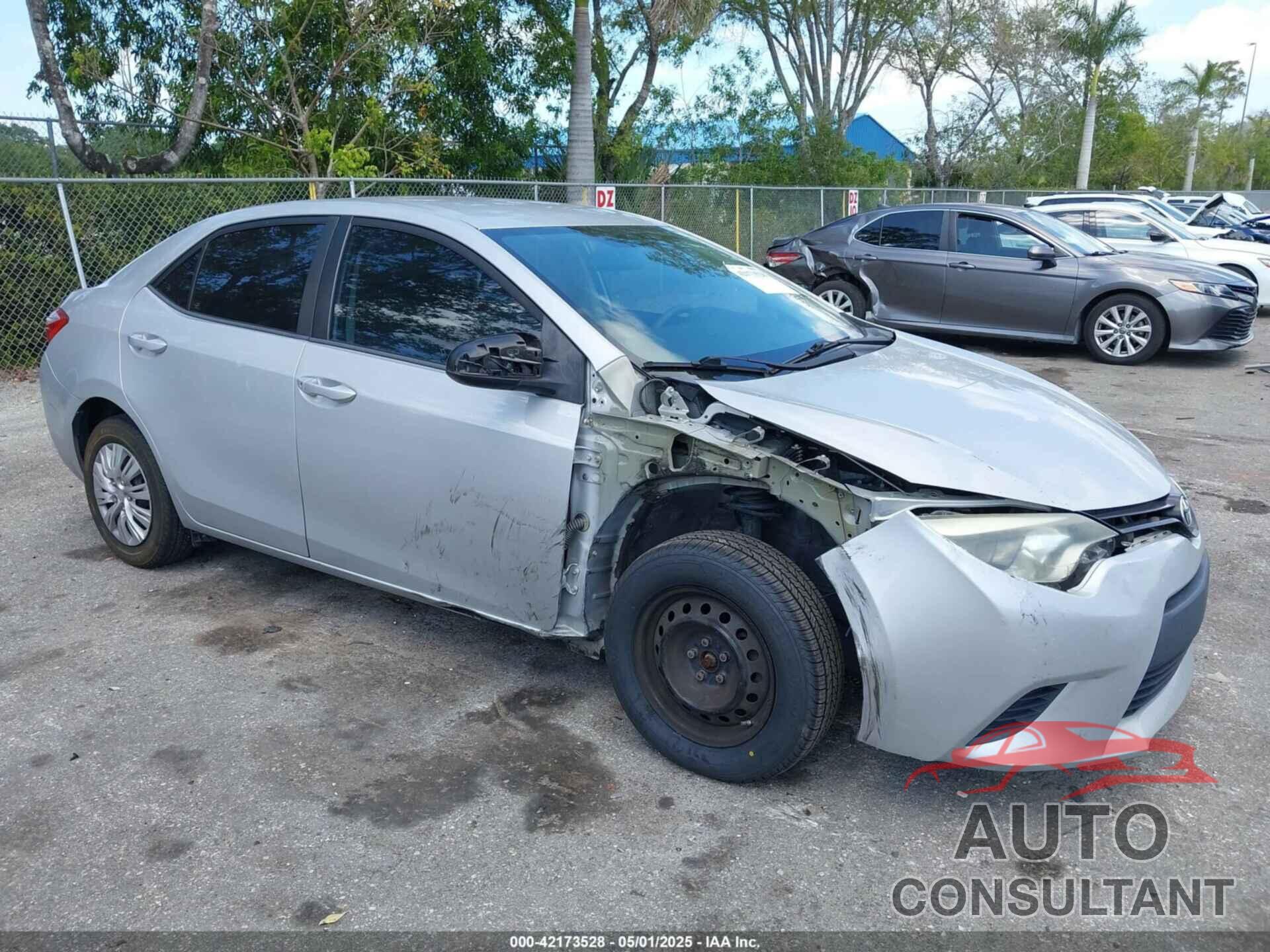 TOYOTA COROLLA 2015 - 2T1BURHE7FC305091