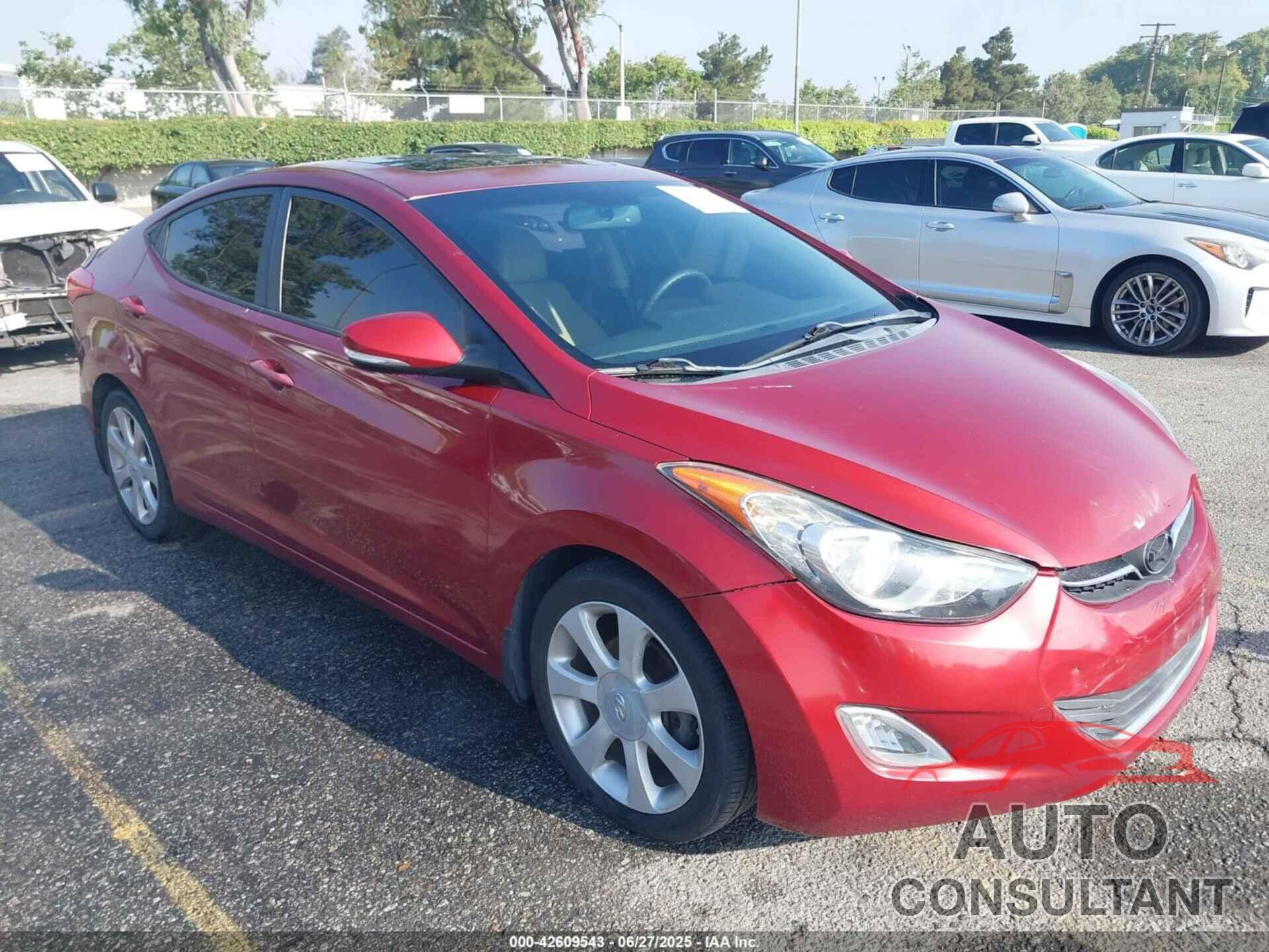 HYUNDAI ELANTRA 2013 - 5NPDH4AE6DH272573
