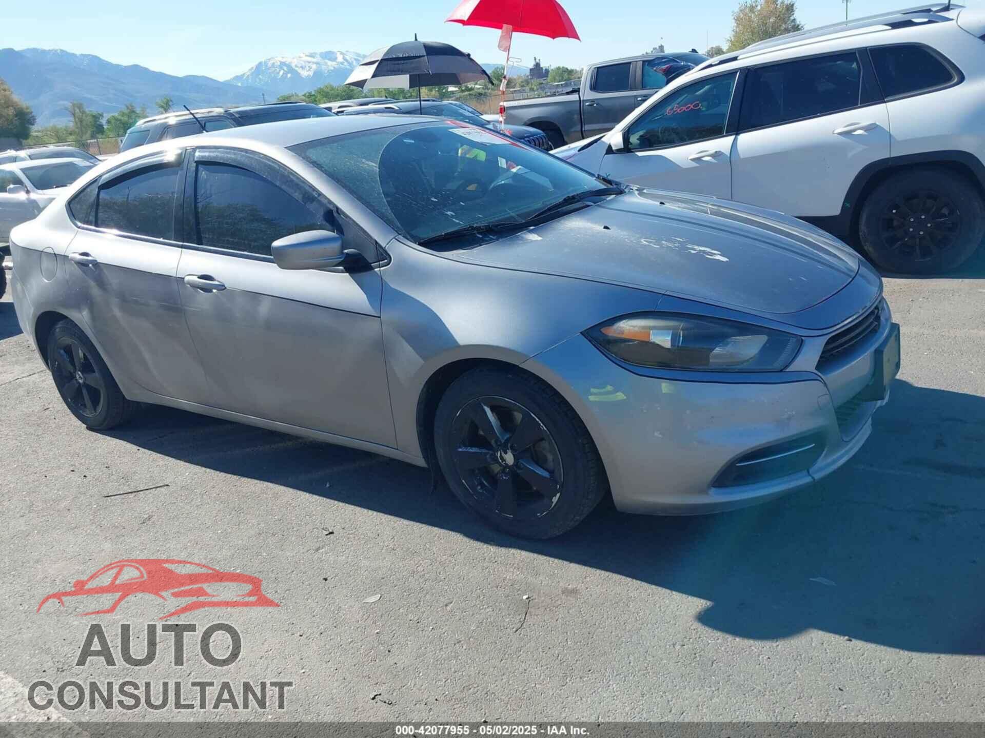 DODGE DART 2015 - 1C3CDFBB6FD310453