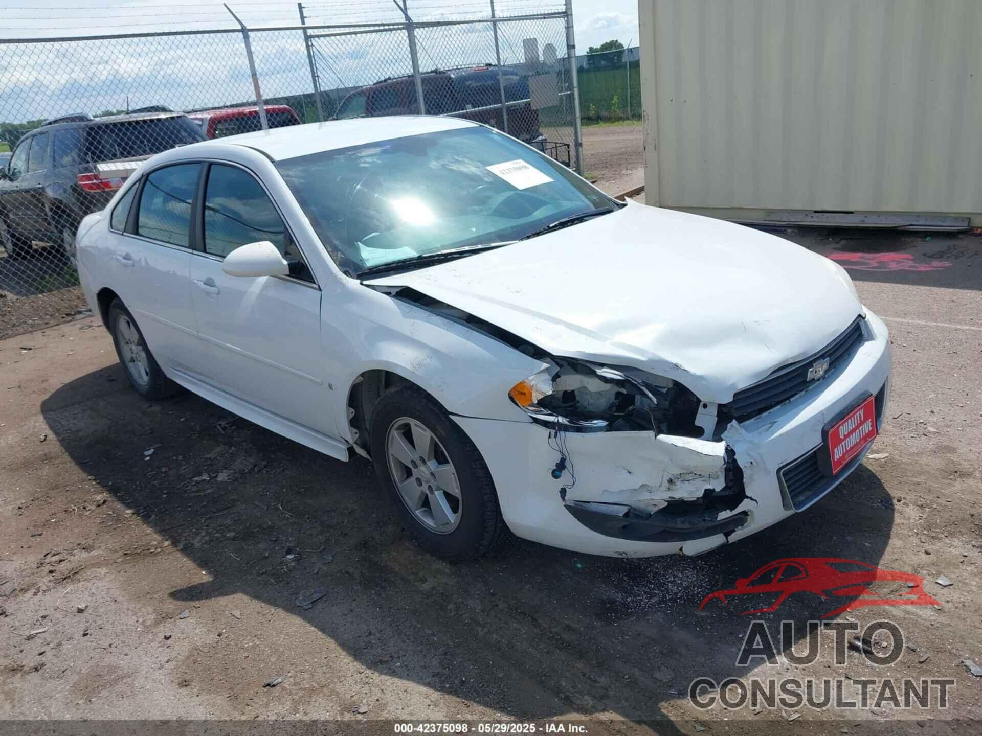 CHEVROLET IMPALA 2011 - 2G1WG5EK6B1169534