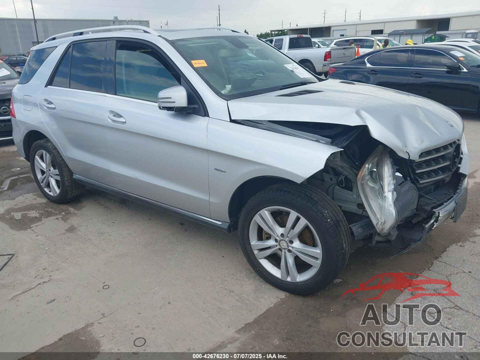 MERCEDES-BENZ ML 350 2012 - 4JGDA5HBXCA078619