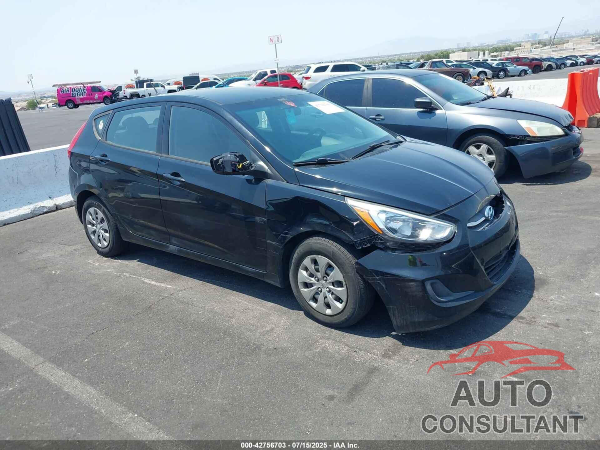 HYUNDAI ACCENT 2016 - KMHCT5AE3GU267367
