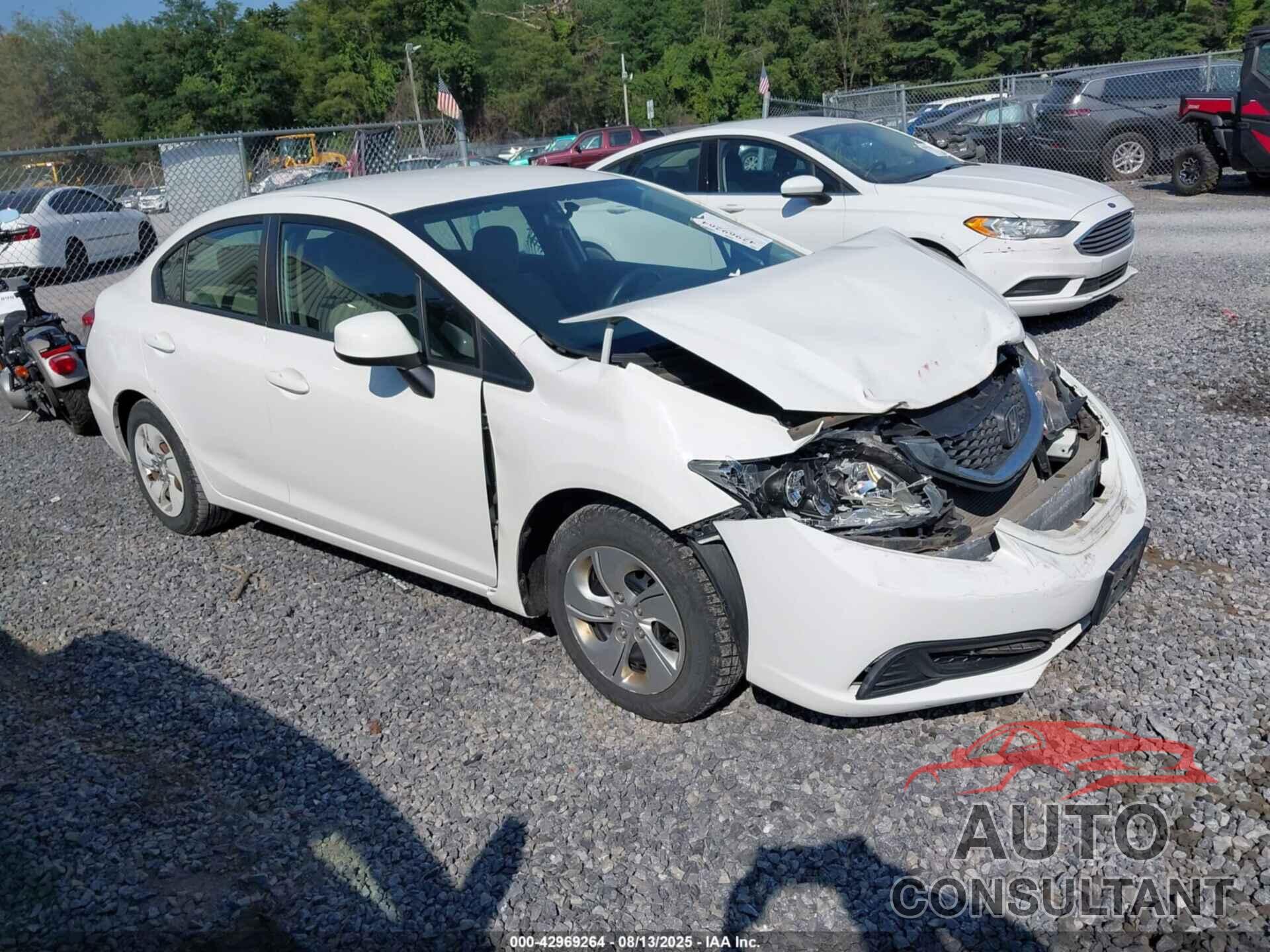 HONDA CIVIC 2013 - 2HGFB2F52DH553321