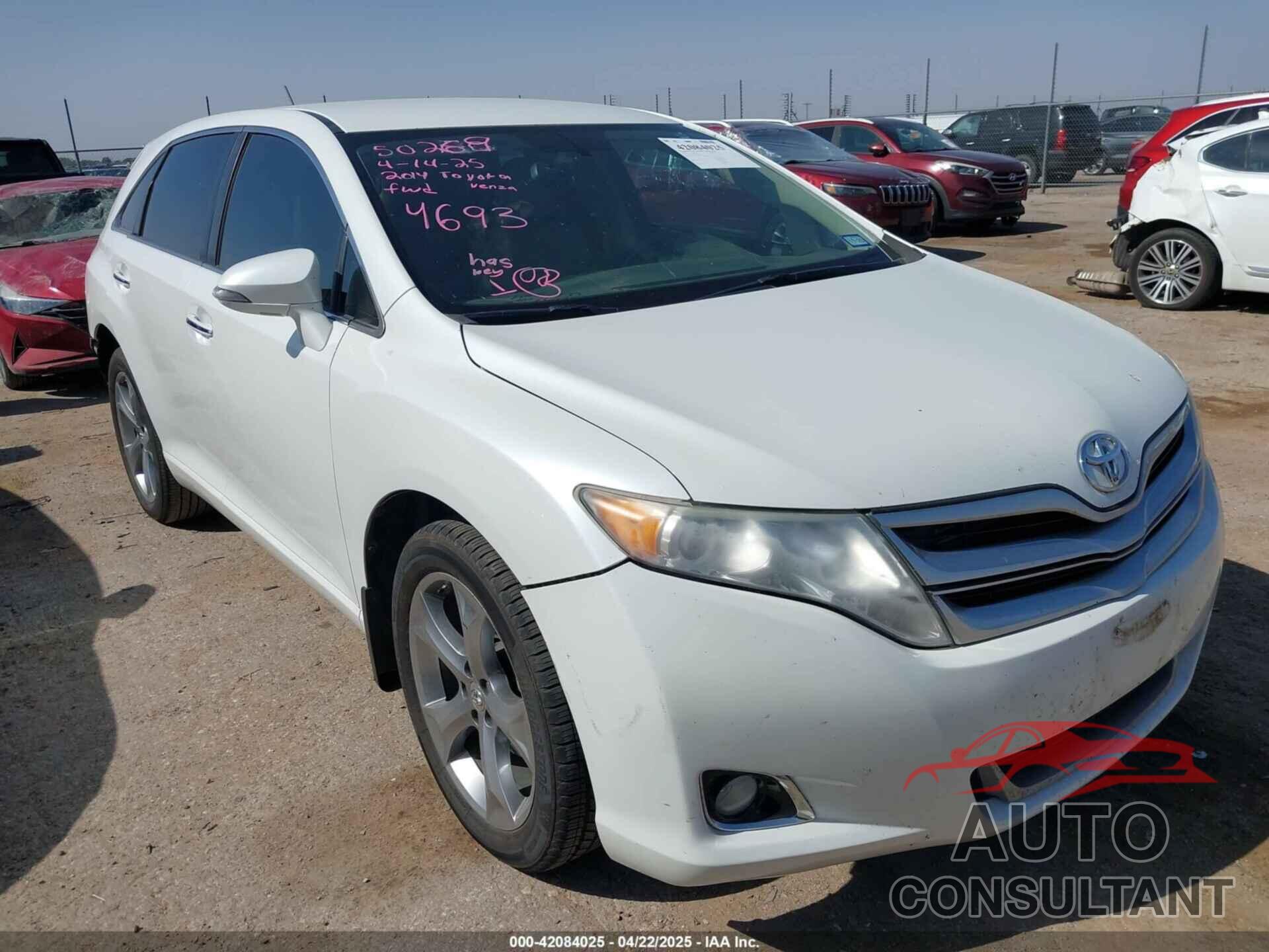 TOYOTA VENZA 2014 - 4T3ZK3BB0EU064639