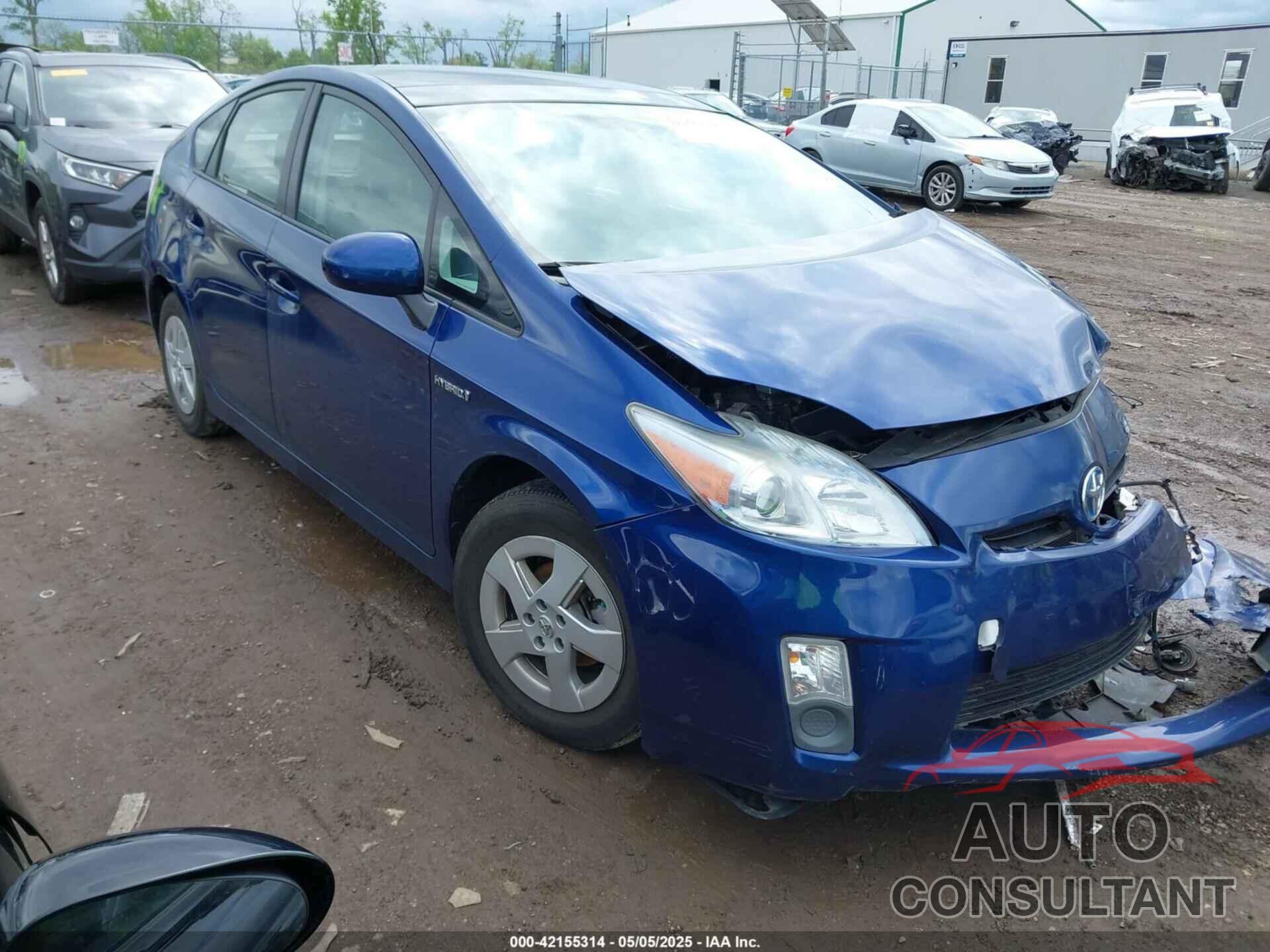 TOYOTA PRIUS 2011 - JTDKN3DU8B0308108