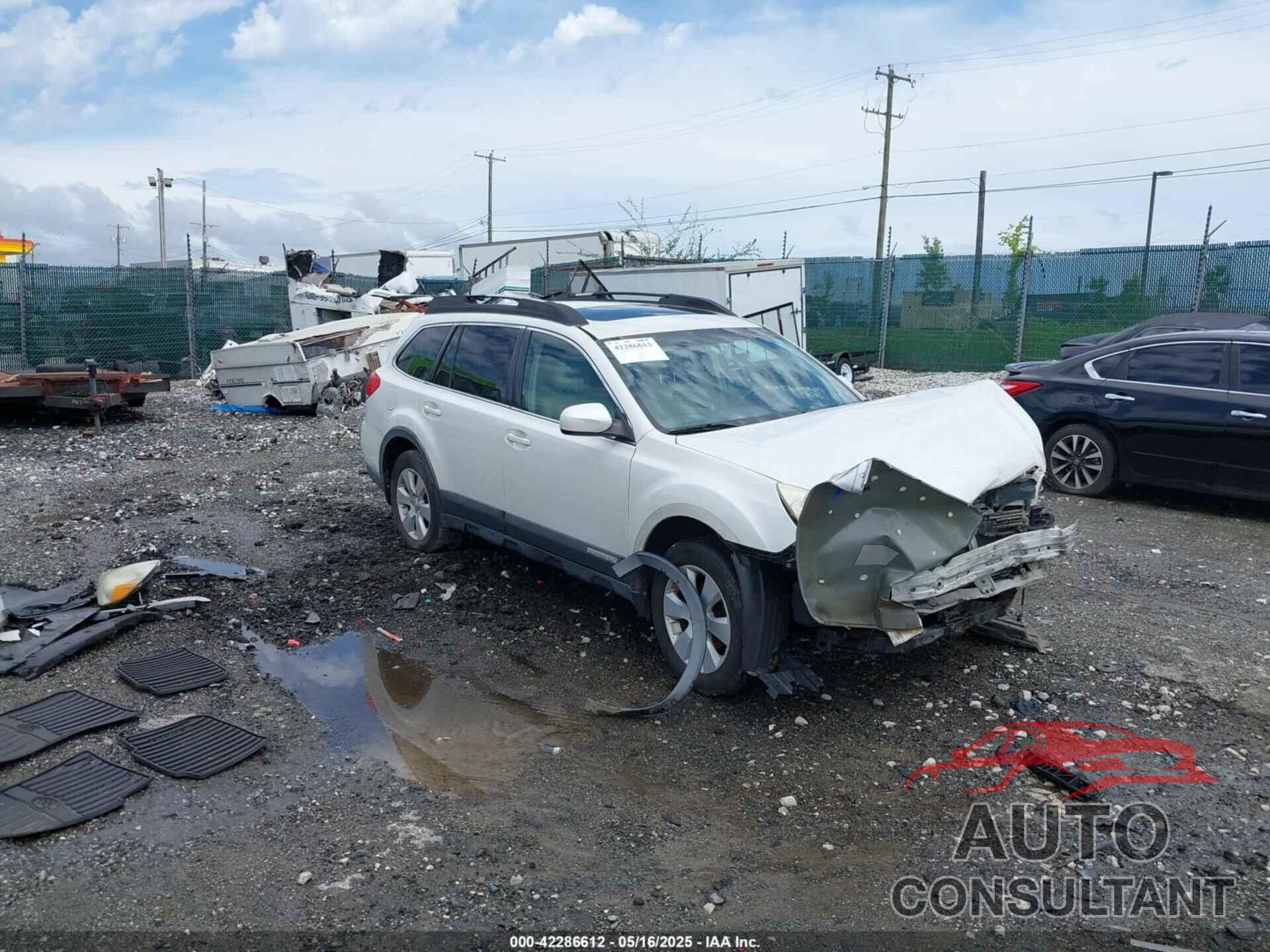 SUBARU OUTBACK 2010 - 4S4BRBKCXA3327826