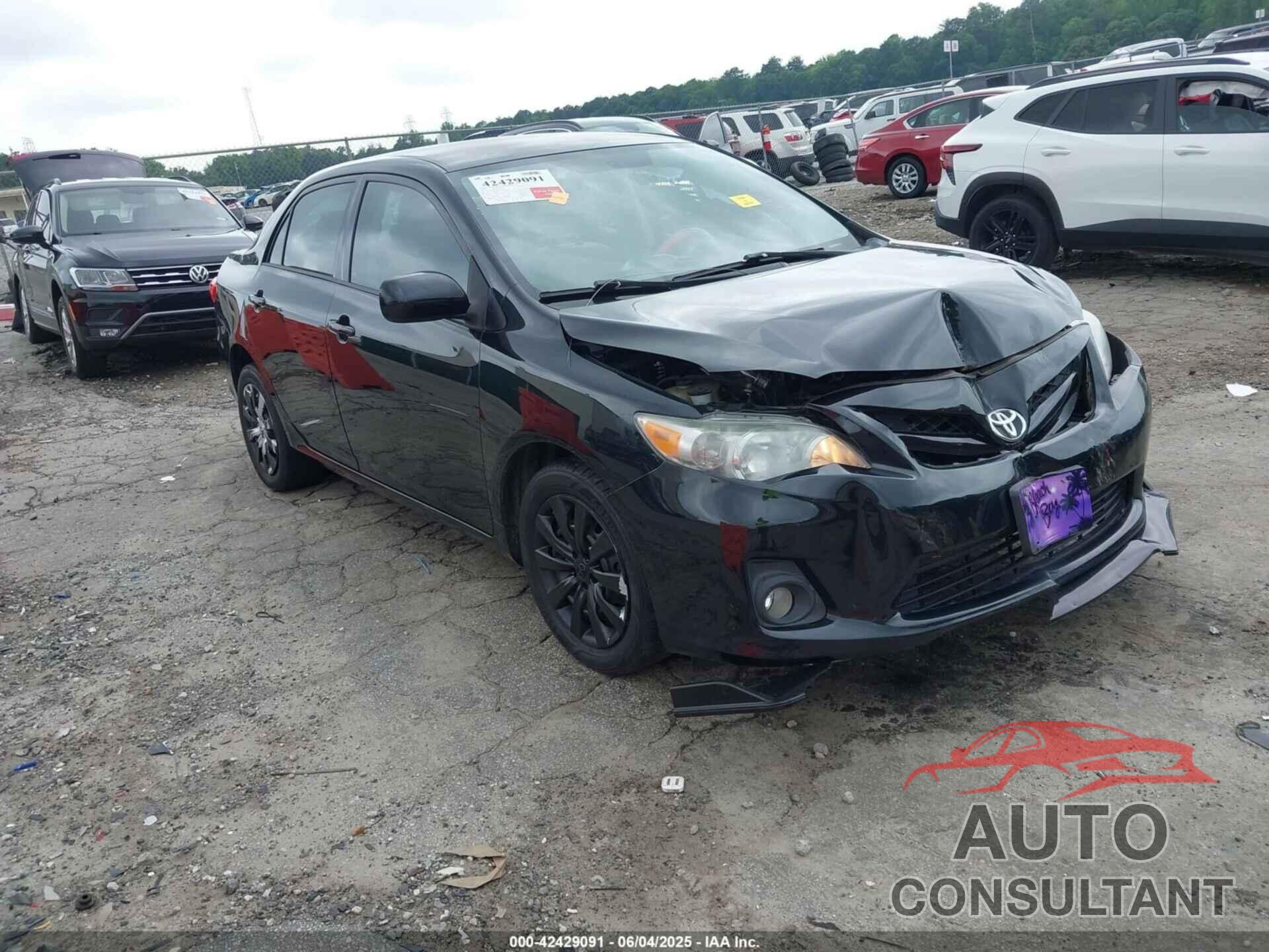 TOYOTA COROLLA 2012 - 5YFBU4EE5CP008288