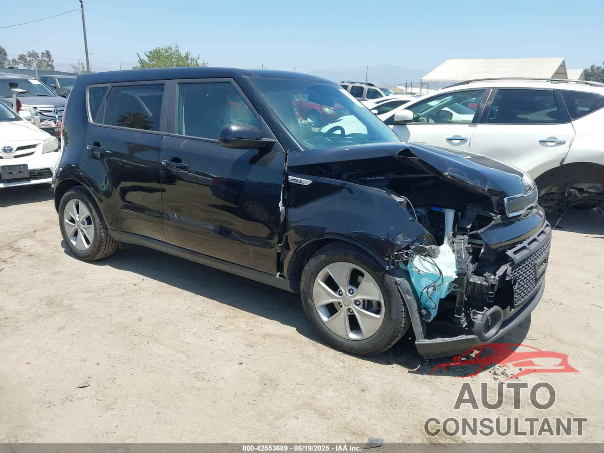 KIA SOUL 2016 - KNDJN2A29G7387599