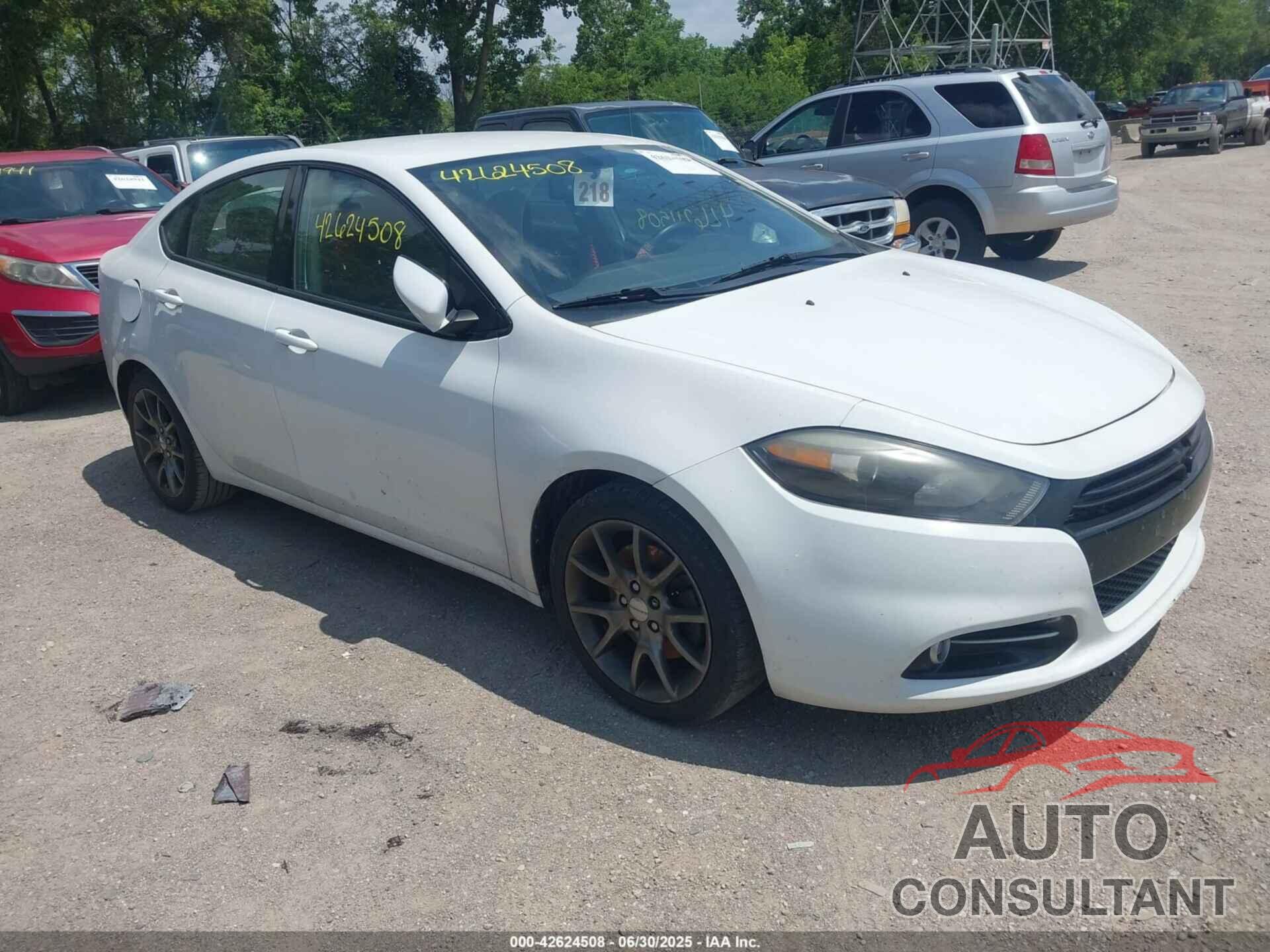 DODGE DART 2013 - 1C3CDFBHXDD338144