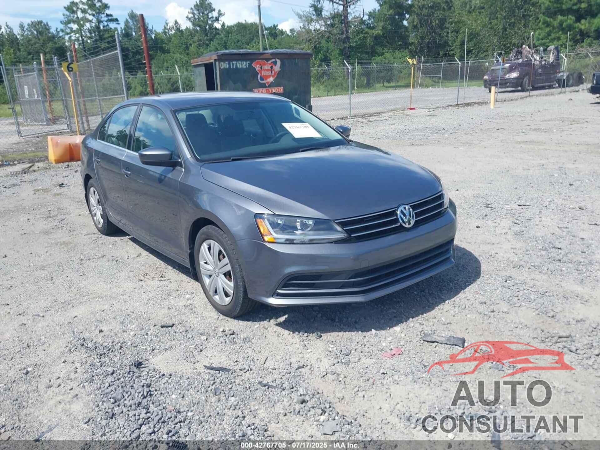 VOLKSWAGEN JETTA 2017 - 3VW2B7AJ5HM380400