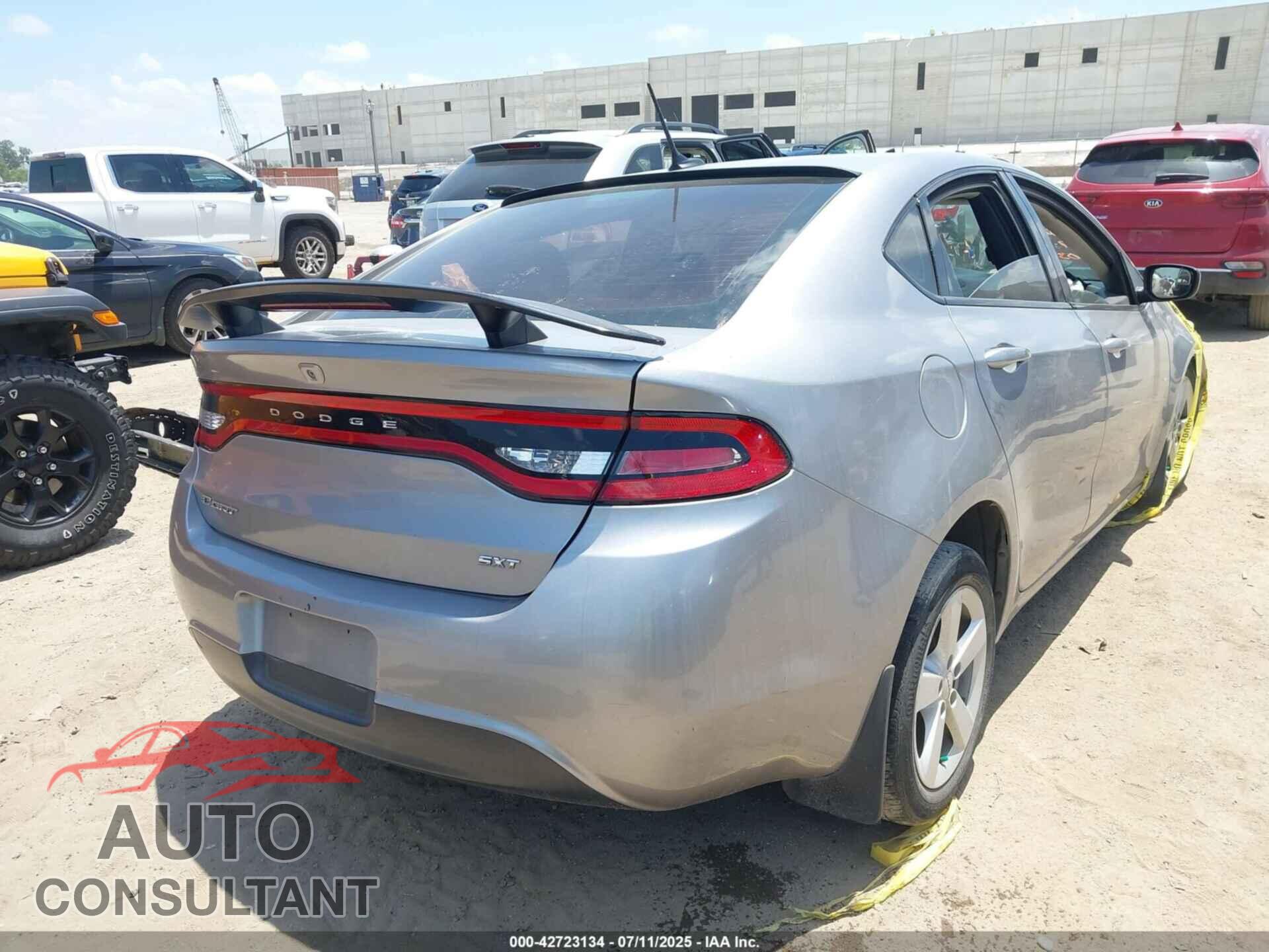 DODGE DART 2015 - 1C3CDFBB9FD403368