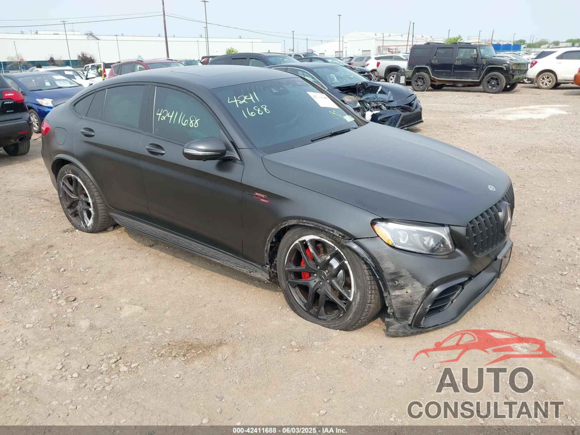 MERCEDES-BENZ AMG GLC 63 COUPE 2019 - WDC0J8KB1KF611689
