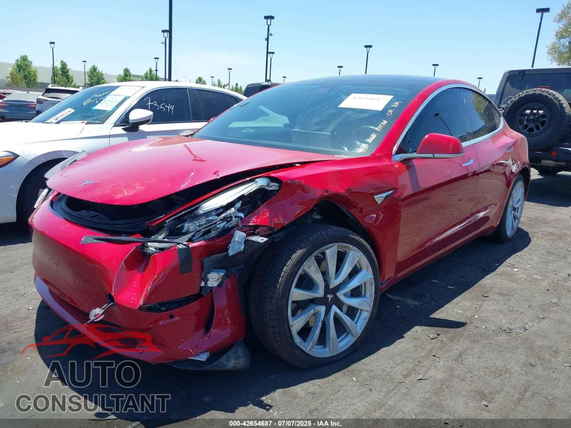 TESLA MODEL 3 2018 - 5YJ3E1EB8JF065552