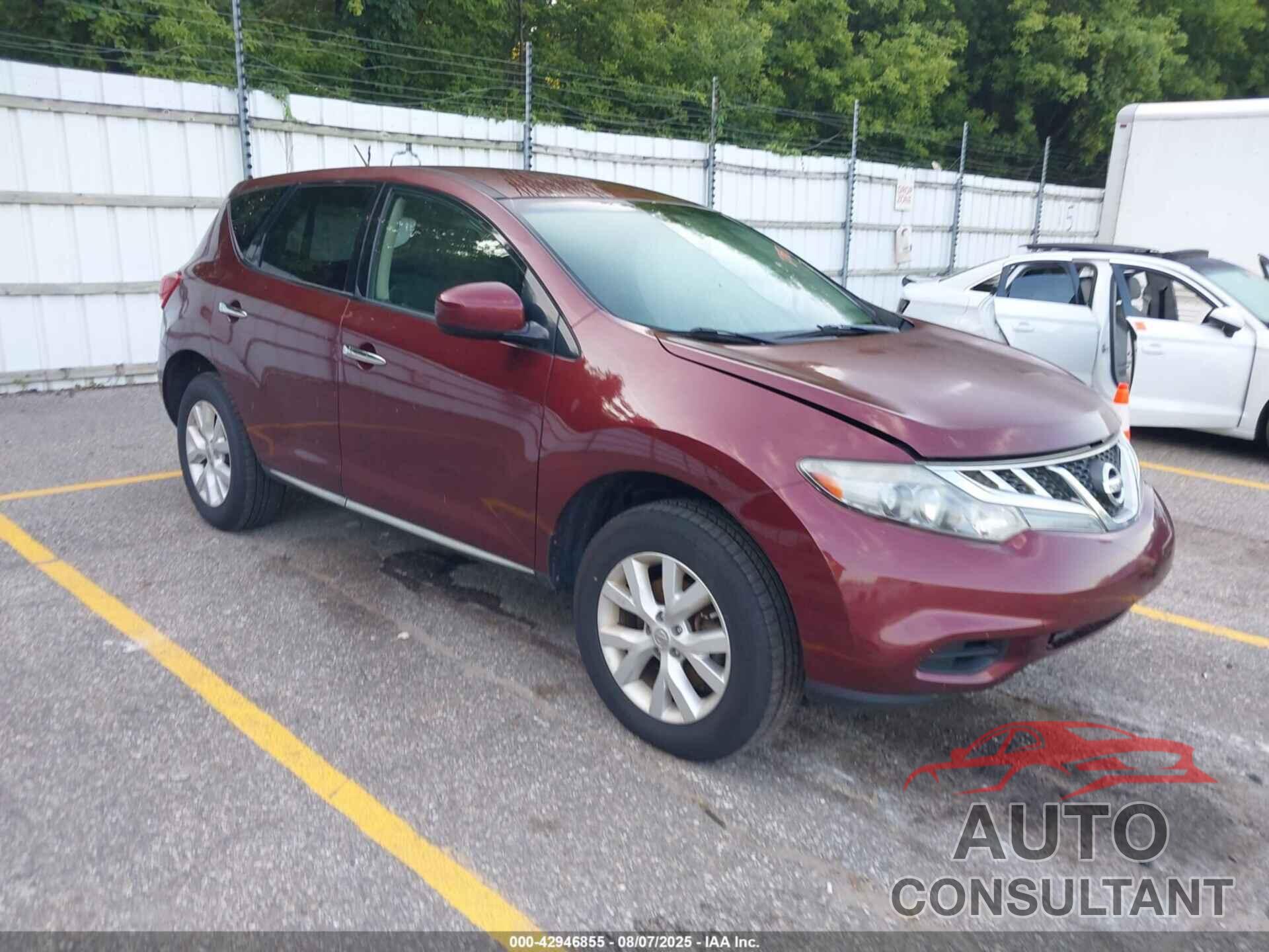 NISSAN MURANO 2012 - JN8AZ1MW2CW211897