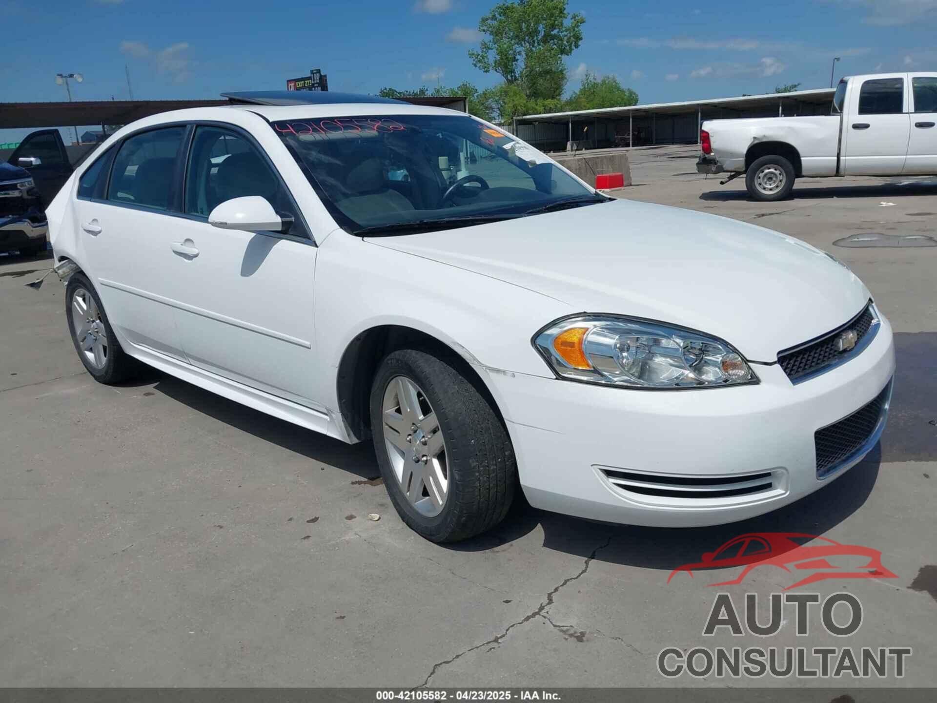 CHEVROLET IMPALA 2013 - 2G1WG5E37D1104350