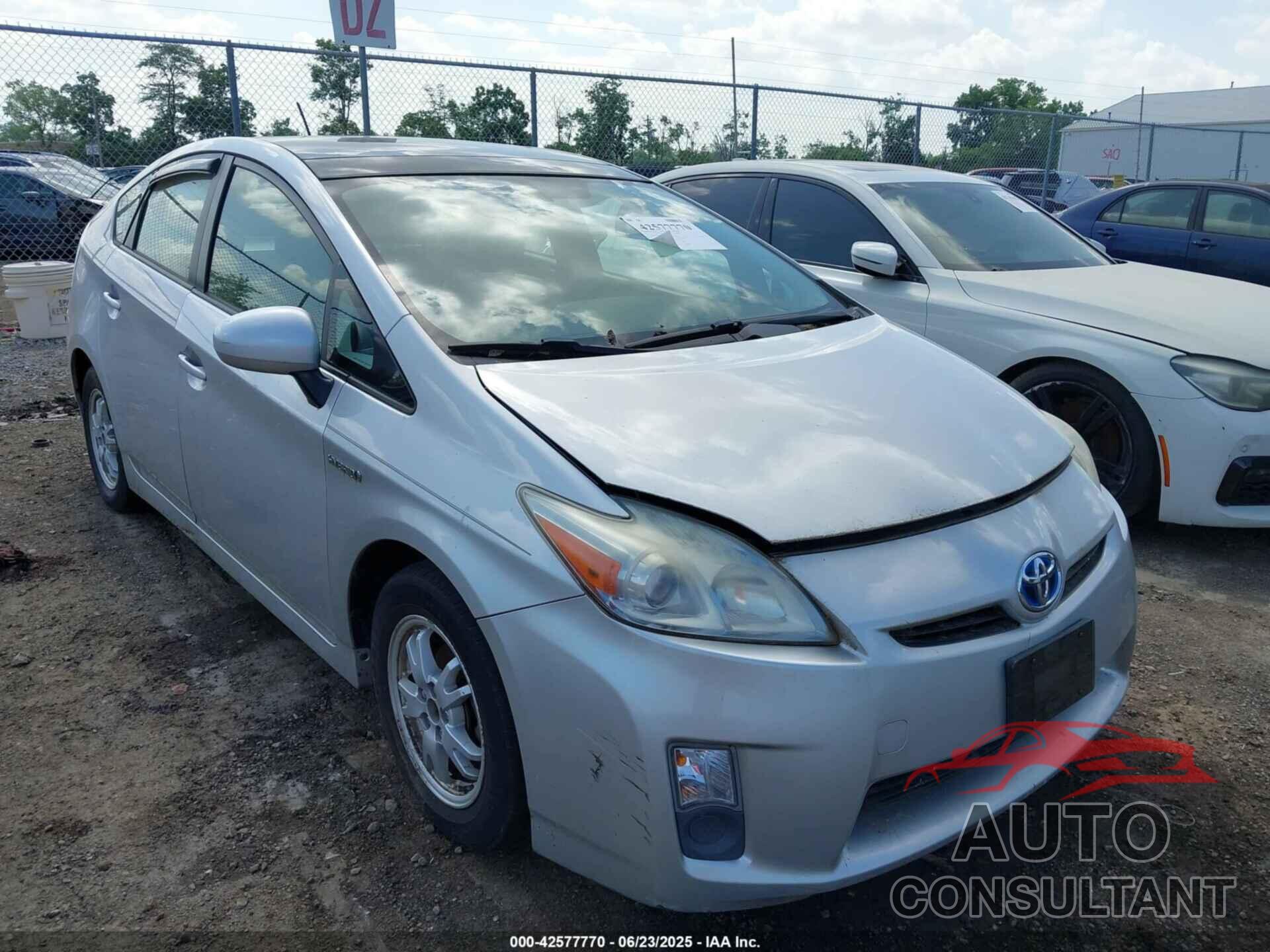 TOYOTA PRIUS 2011 - JTDKN3DU3B0294960
