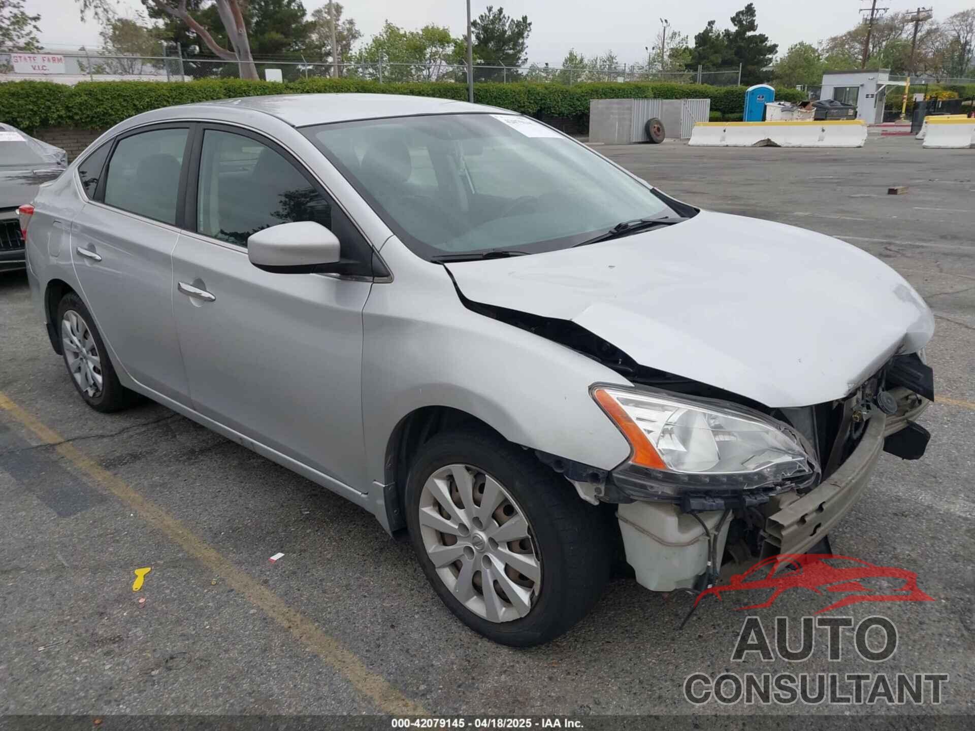 NISSAN SENTRA 2013 - 1N4AB7AP0DN900303