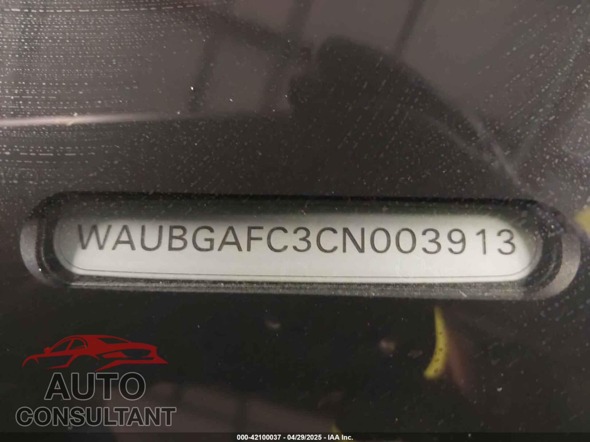 AUDI A6 2012 - WAUBGAFC3CN003913