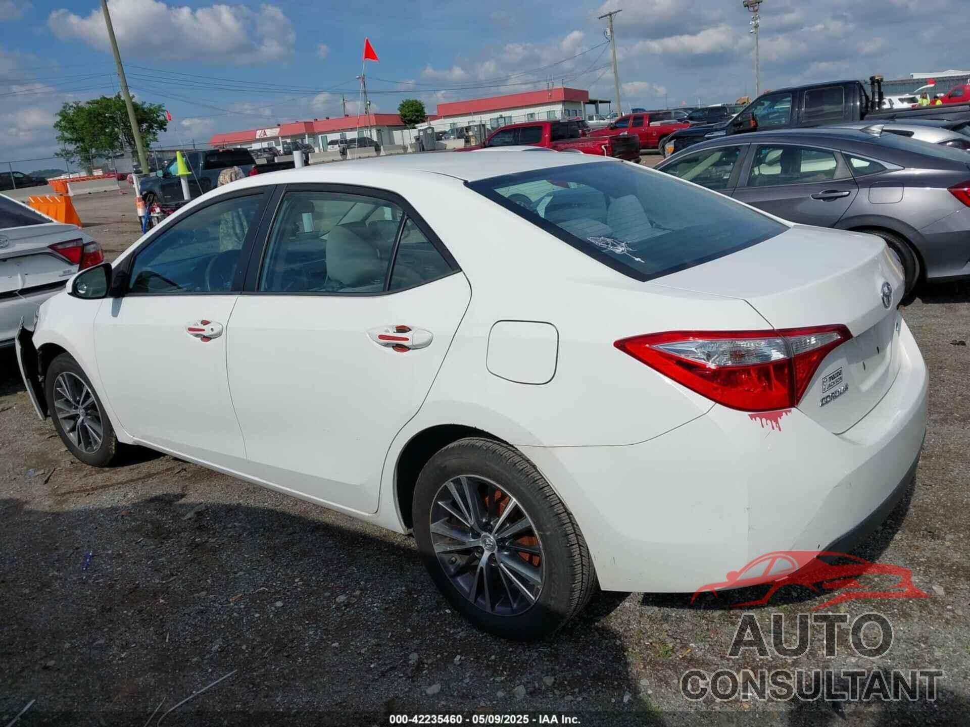 TOYOTA COROLLA 2016 - 2T1BURHE7GC570630
