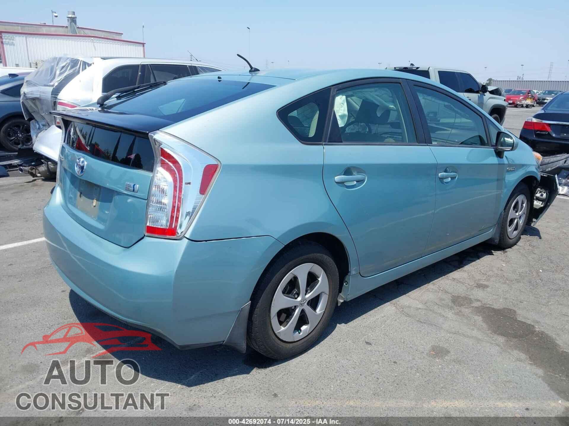 TOYOTA PRIUS 2013 - JTDKN3DU7D5673465