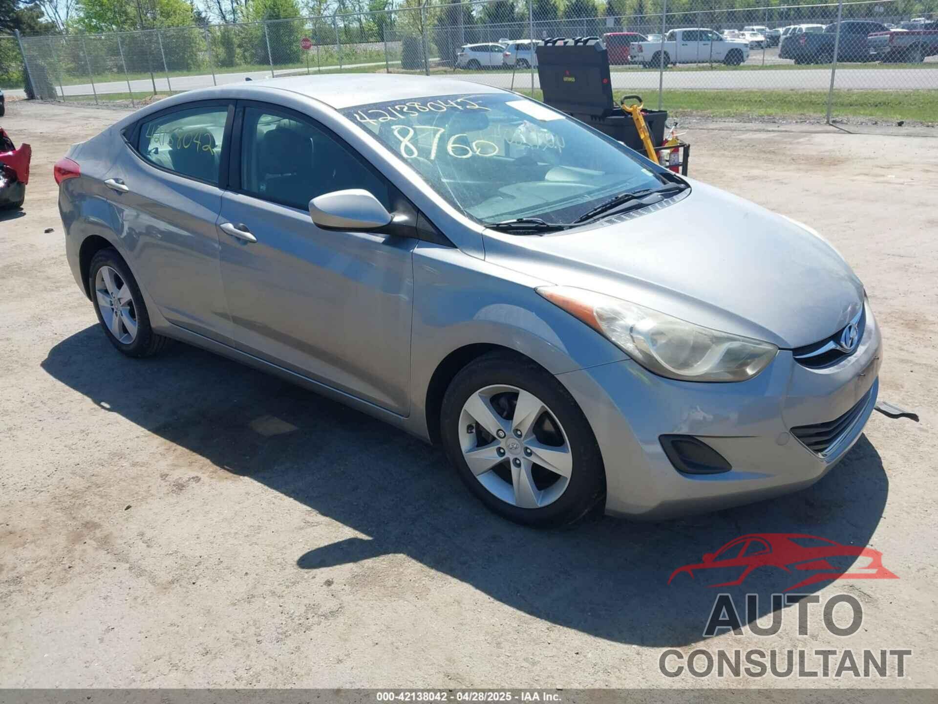 HYUNDAI ELANTRA 2011 - KMHDH4AE8BU149596