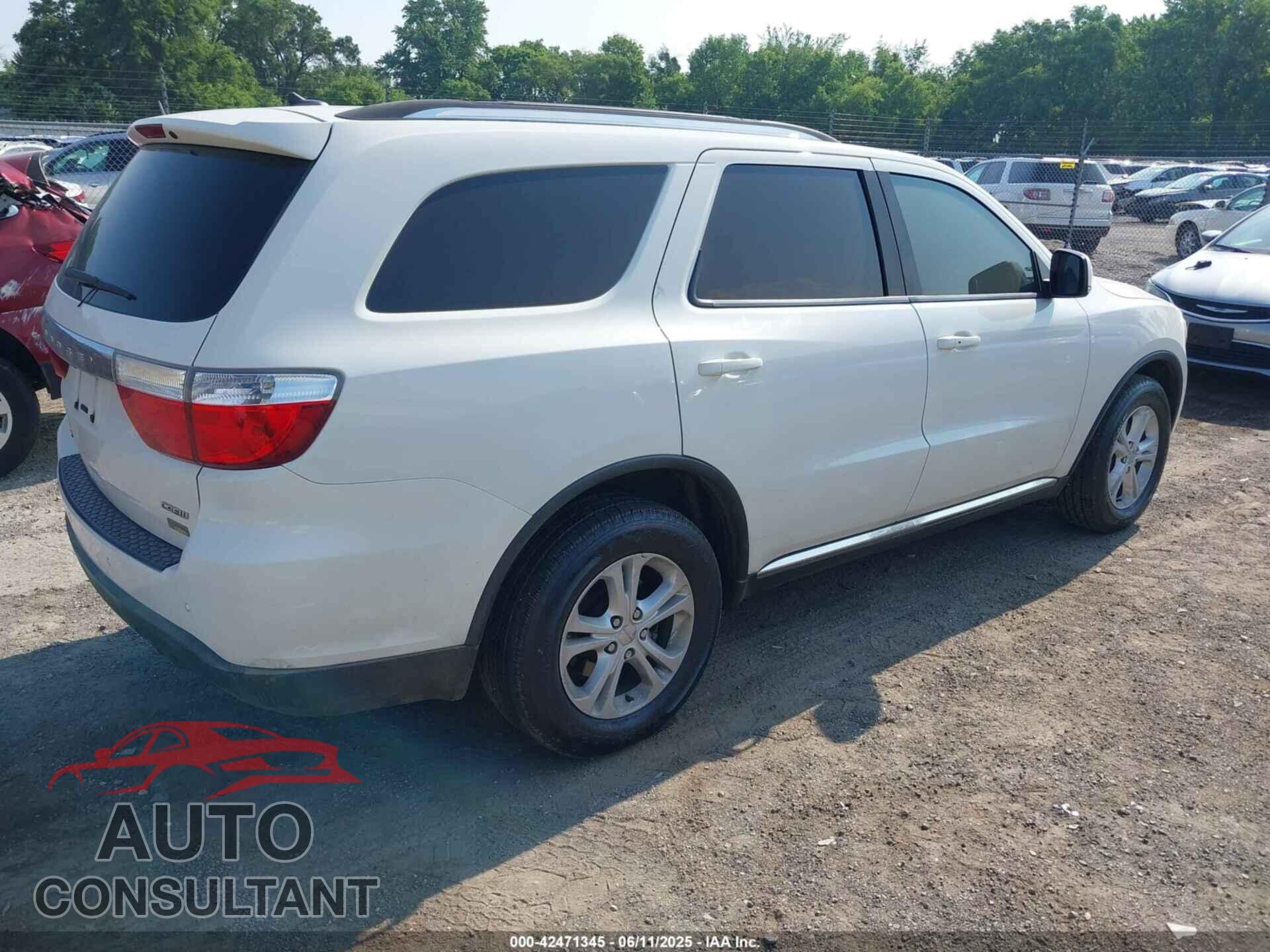 DODGE DURANGO 2012 - 1C4RDJDG2CC110754