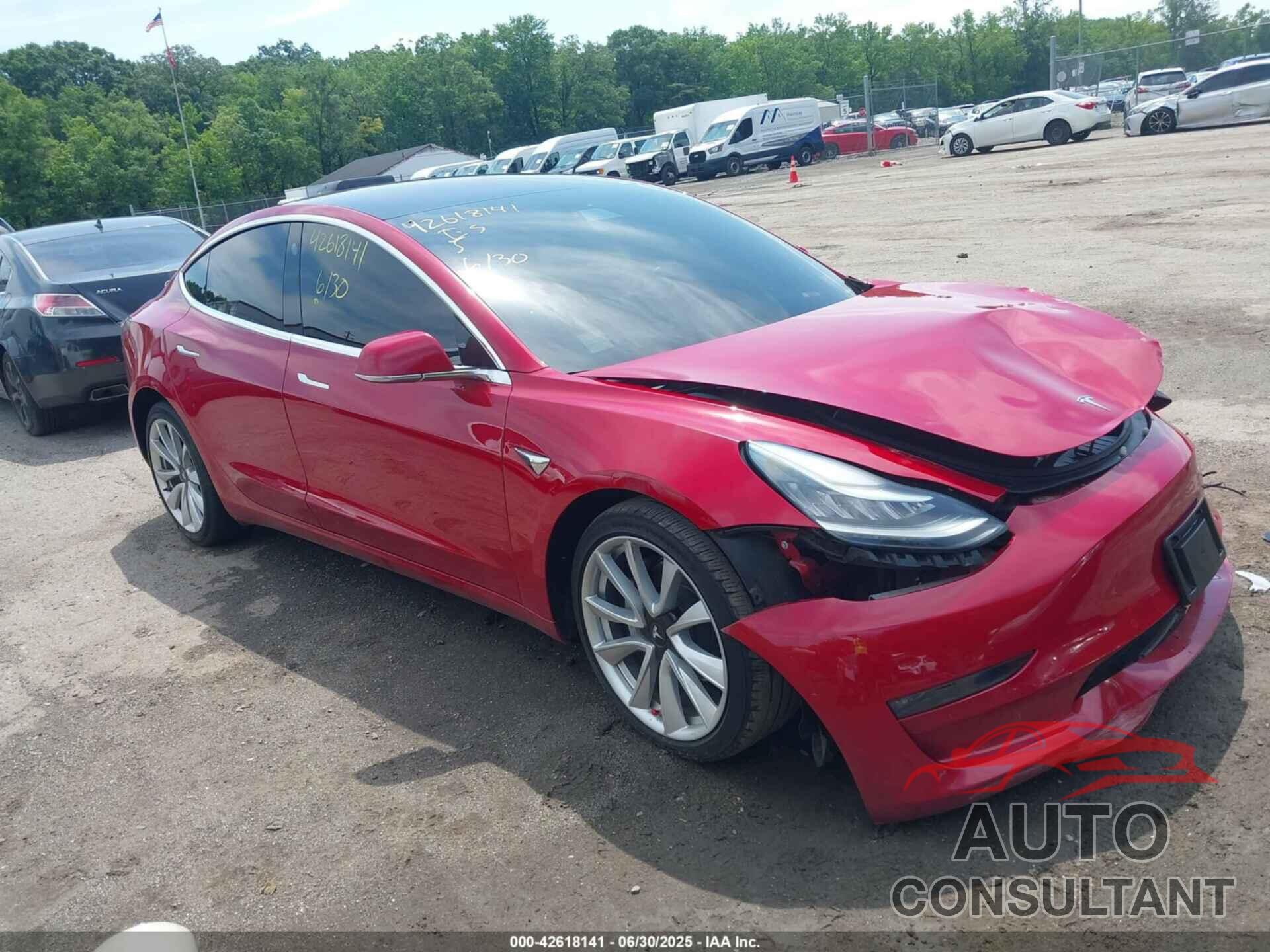 TESLA MODEL 3 2018 - 5YJ3E1EB9JF087933