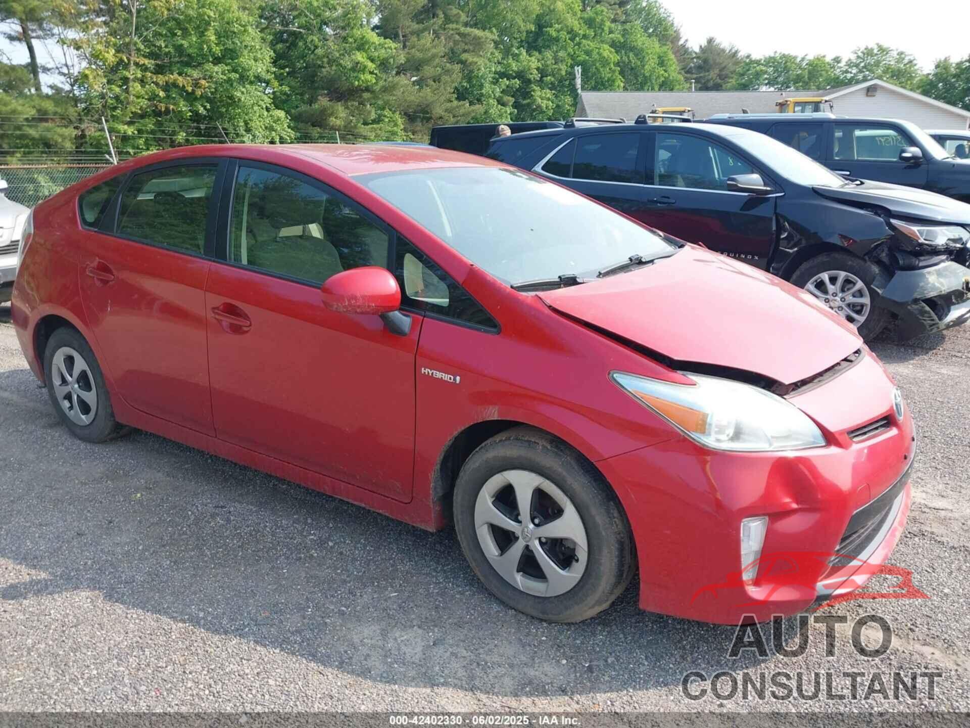 TOYOTA PRIUS 2012 - JTDKN3DU3C0336450