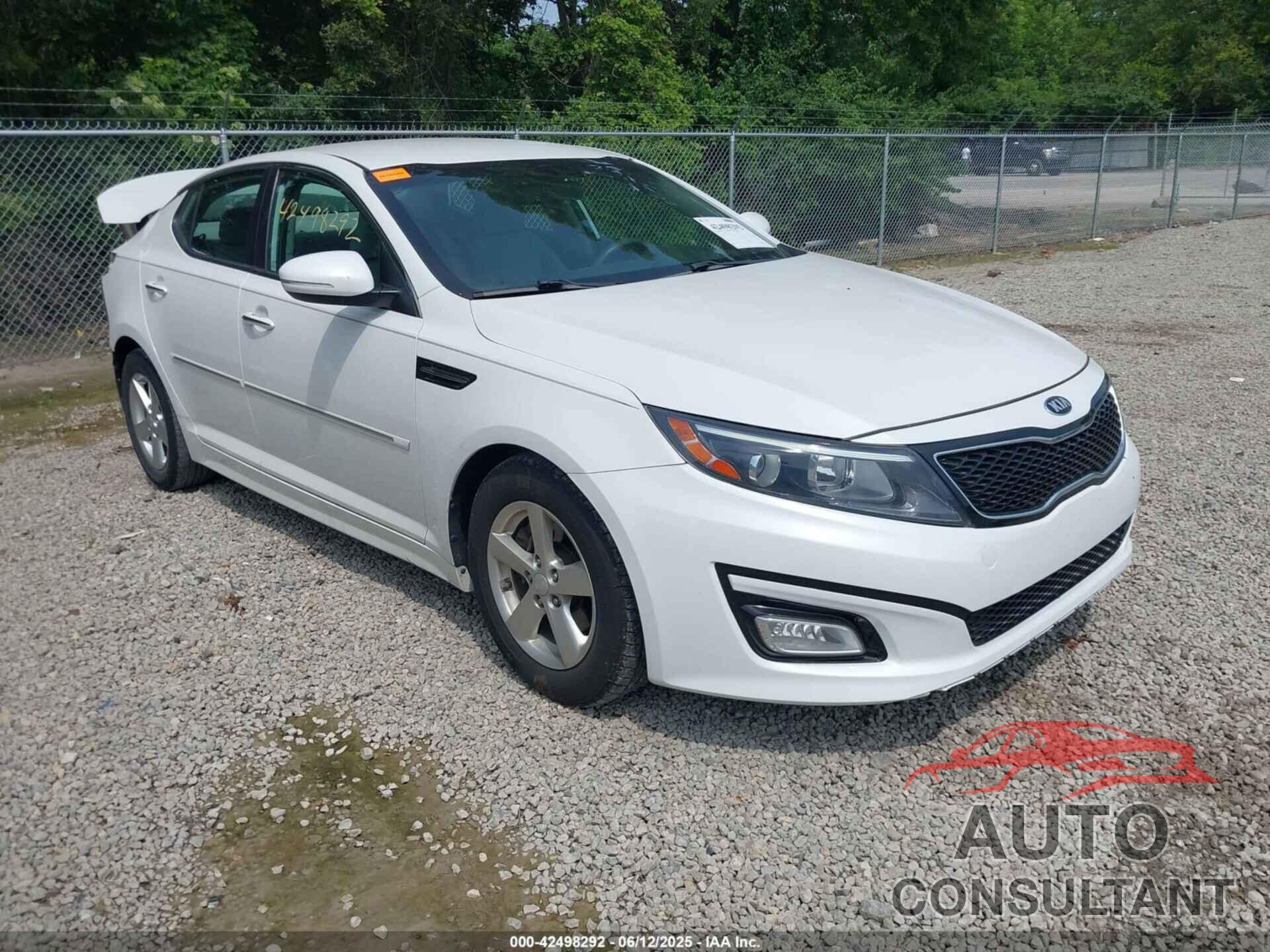 KIA OPTIMA 2015 - KNAGM4A76F5598271