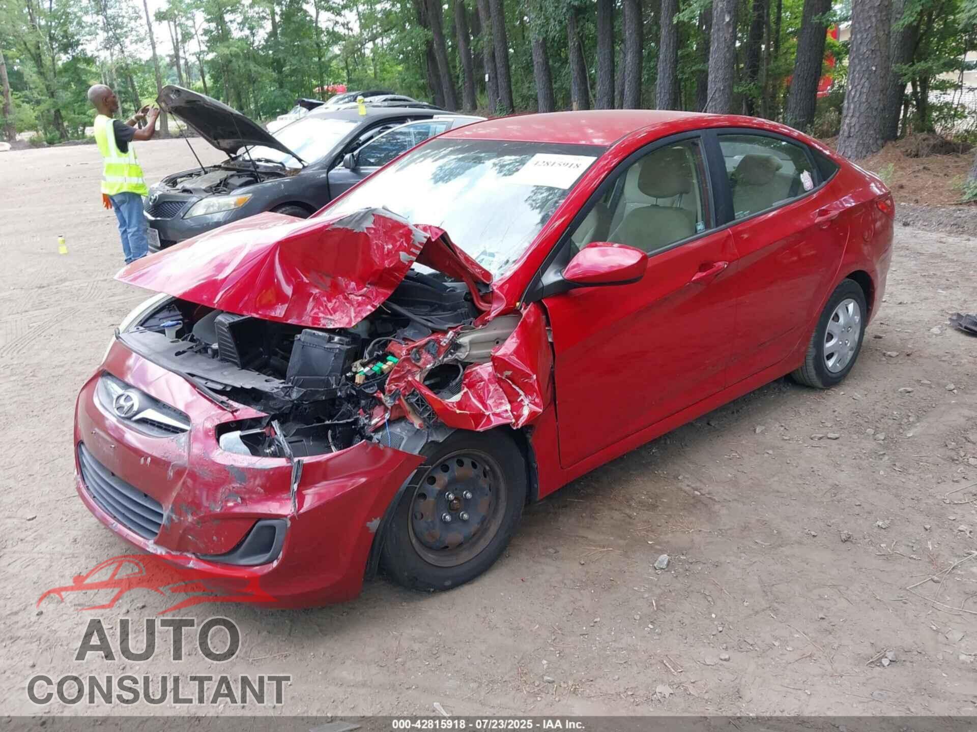 HYUNDAI ACCENT 2014 - KMHCT4AE3EU759727
