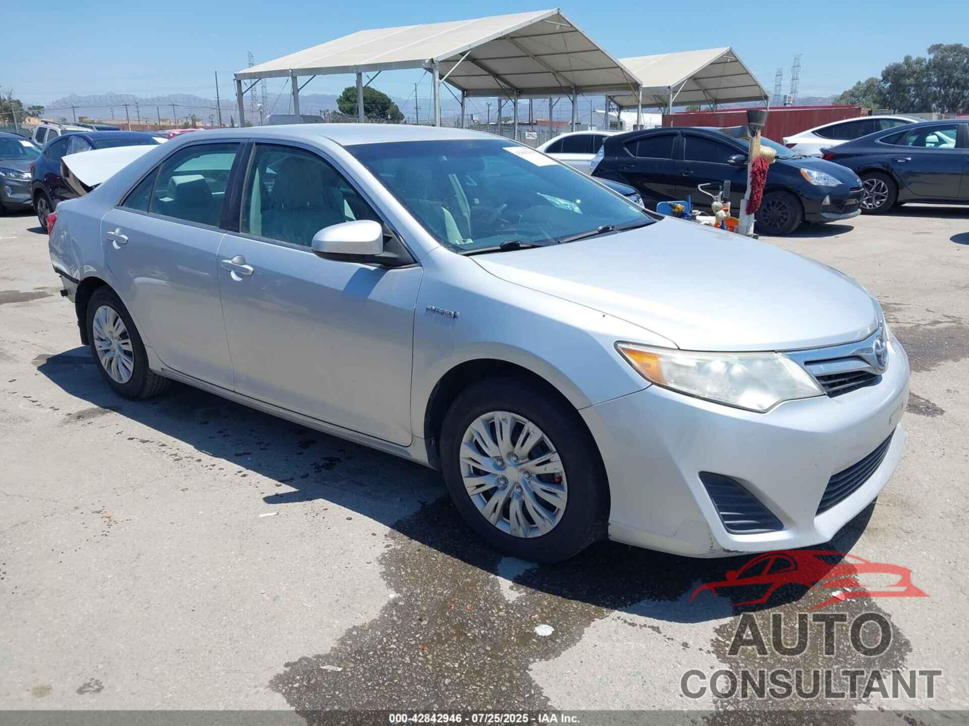 TOYOTA CAMRY HYBRID 2013 - 4T1BD1FK4DU087262