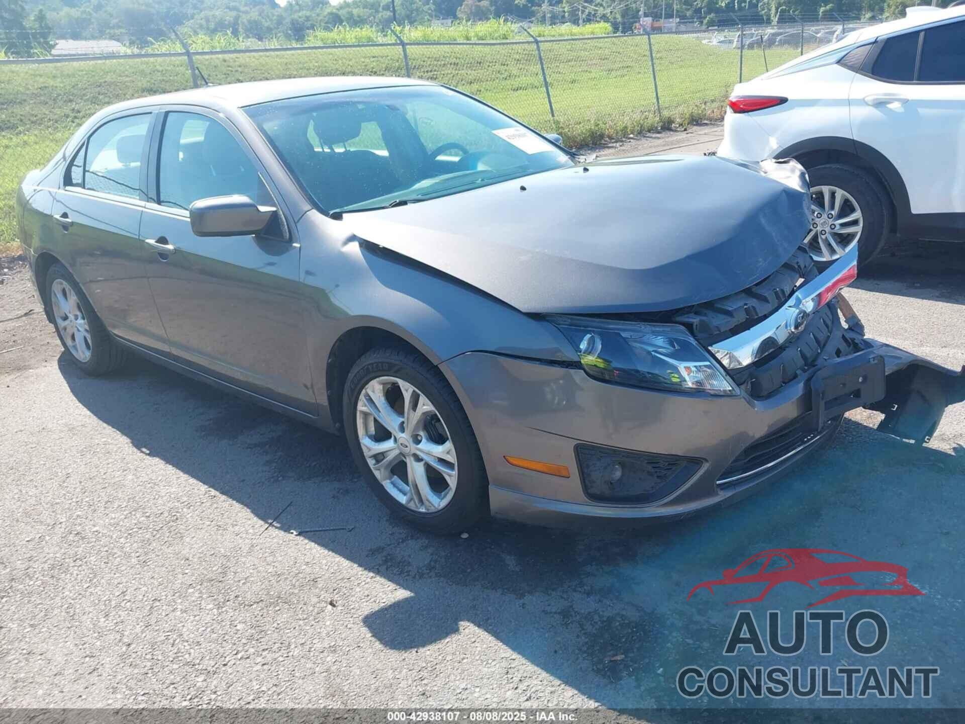 FORD FUSION 2012 - 3FAHP0HA8CR369534
