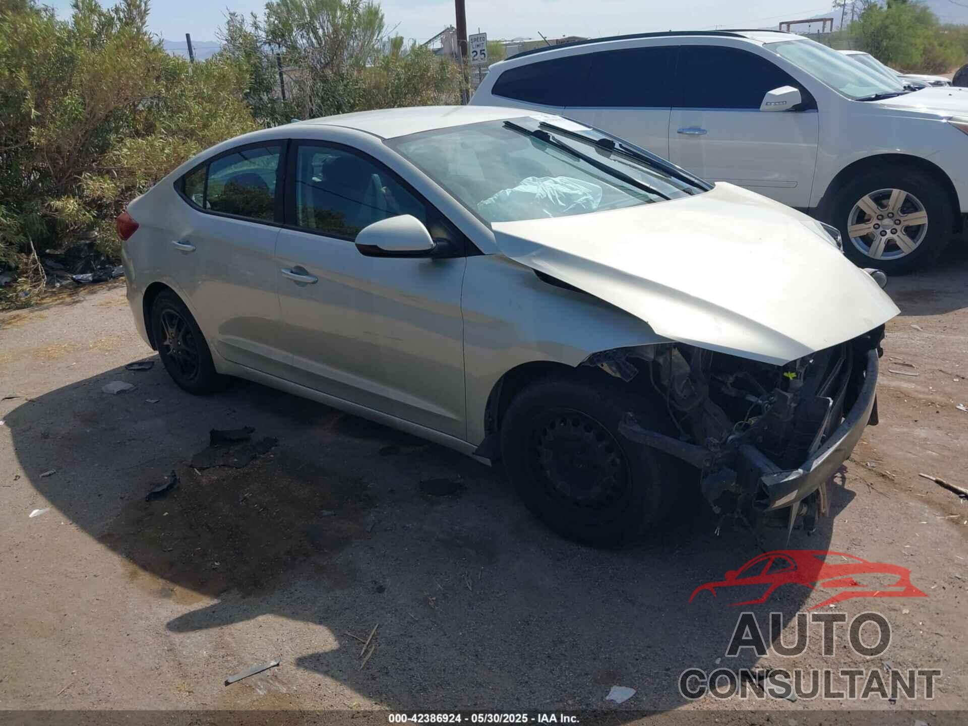 HYUNDAI ELANTRA 2017 - 5NPD74LF9HH084578