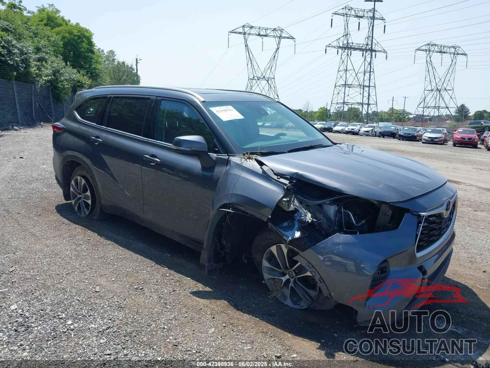 TOYOTA HIGHLANDER 2022 - 5TDGZRBH6NS573548