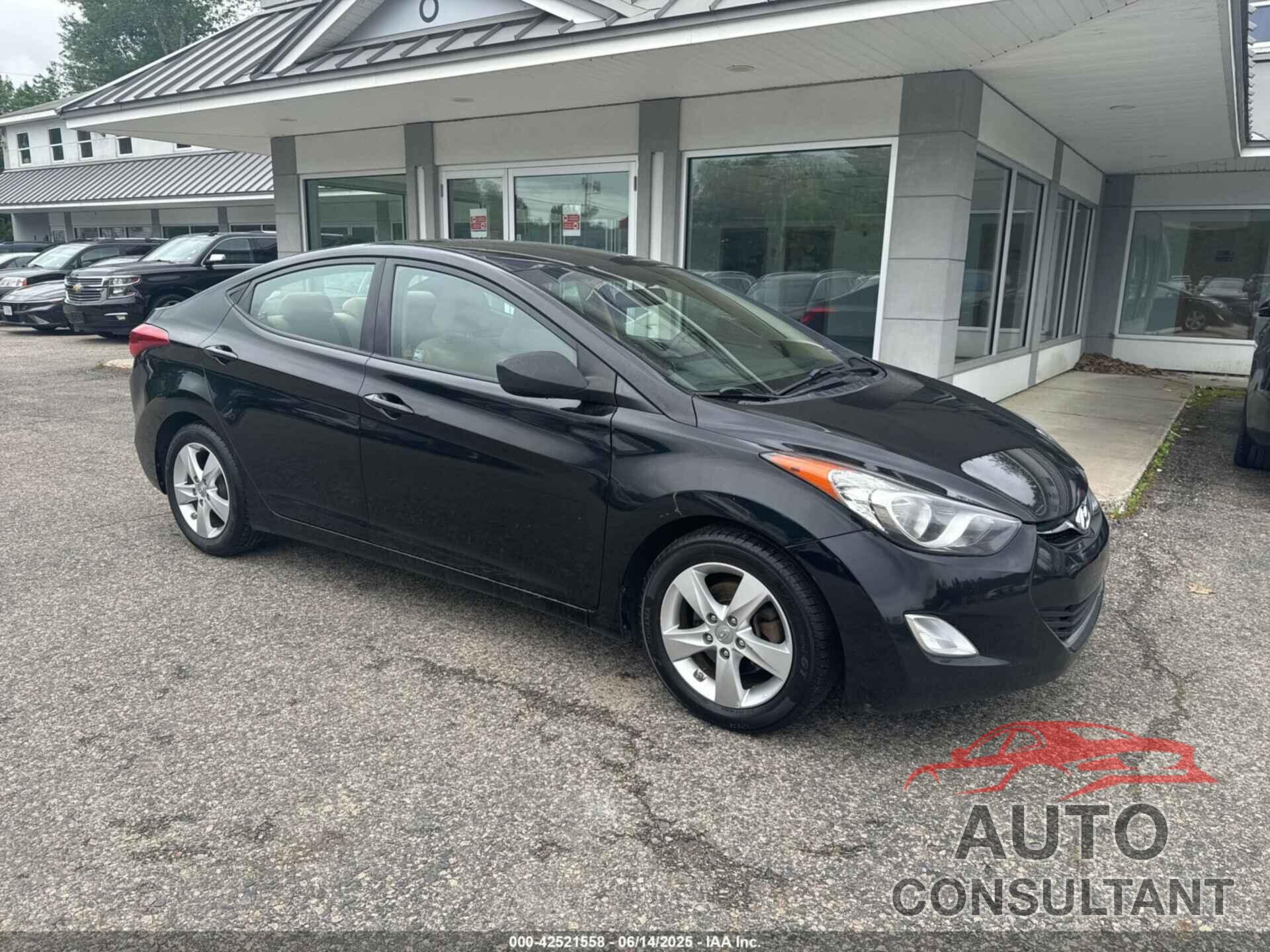 HYUNDAI ELANTRA 2013 - KMHDH4AE5DU859798