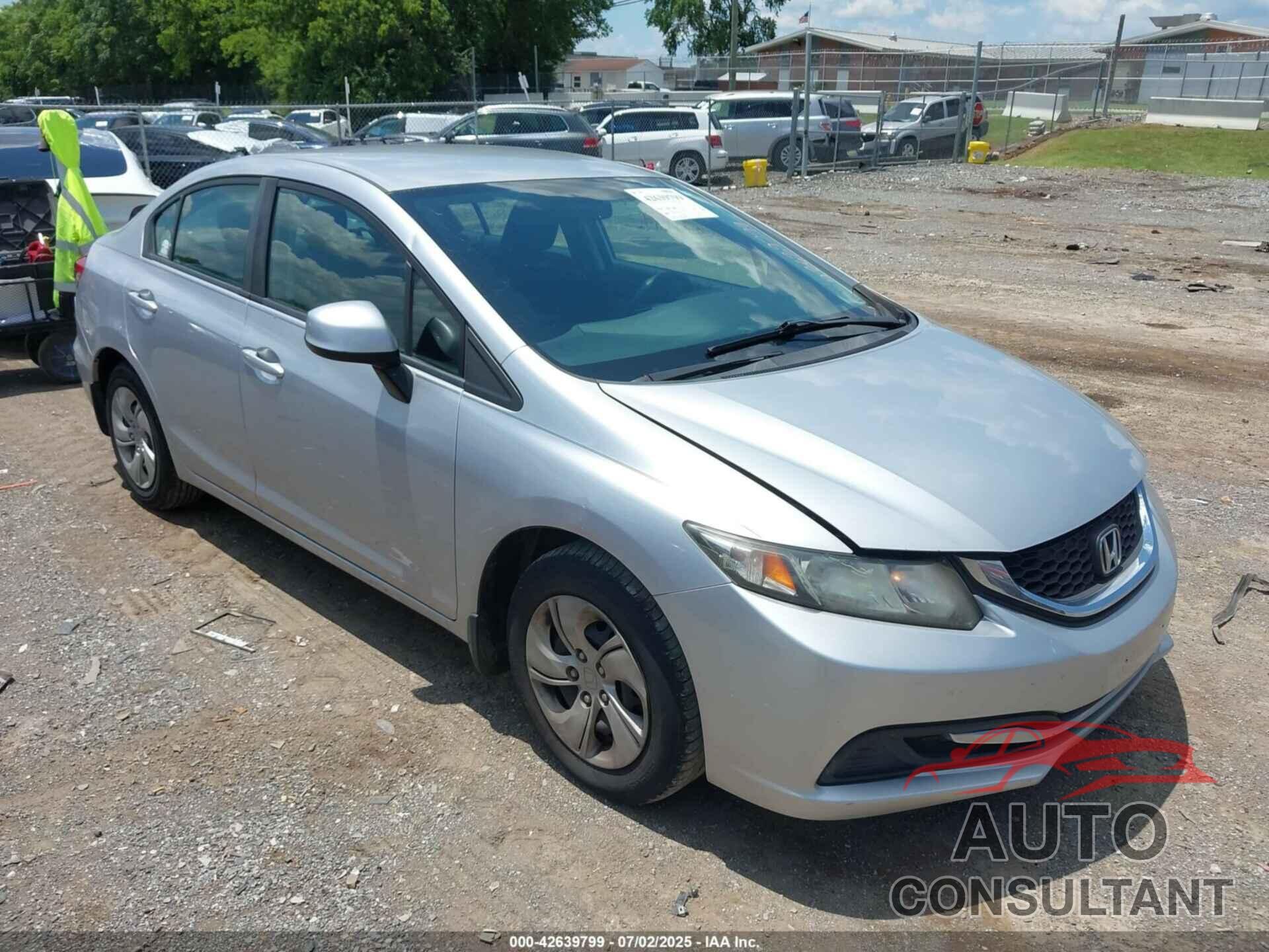 HONDA CIVIC 2013 - 2HGFB2F50DH542687