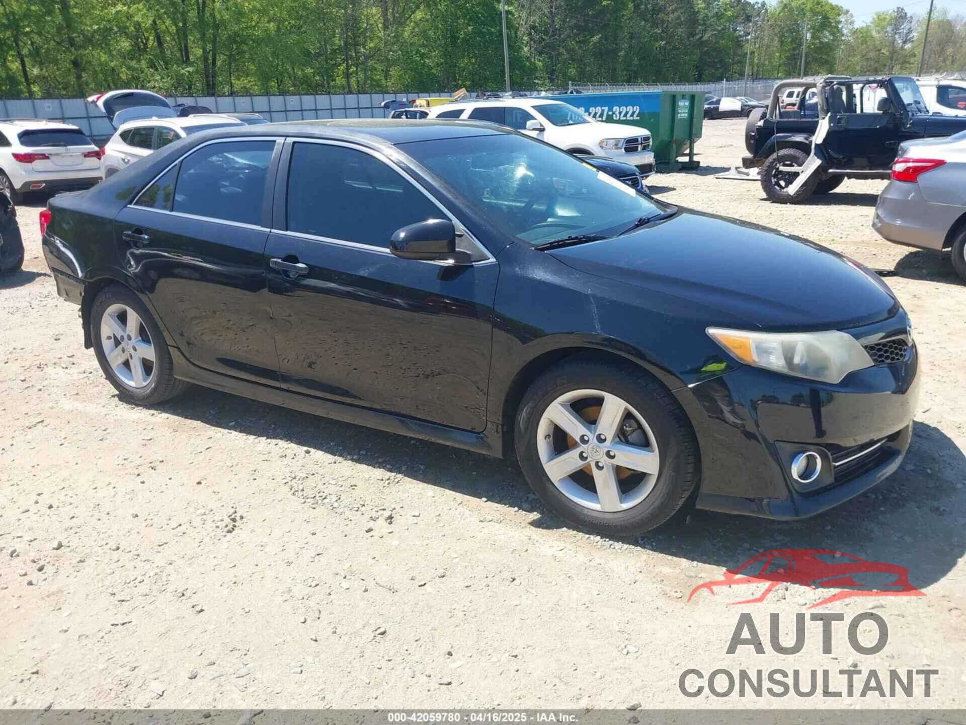 TOYOTA CAMRY 2012 - 4T1BF1FK3CU141577