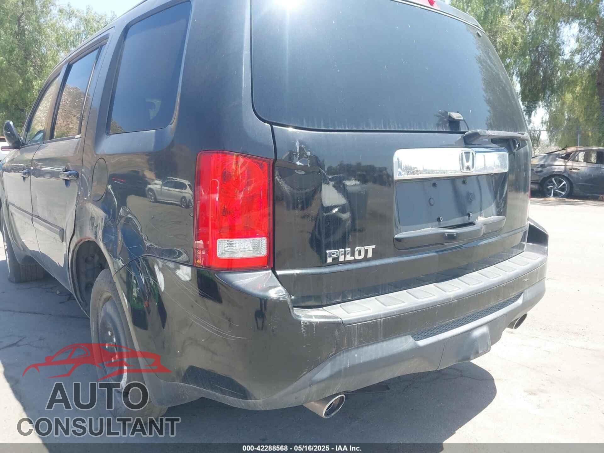 HONDA PILOT 2012 - 5FNYF3H49CB014821