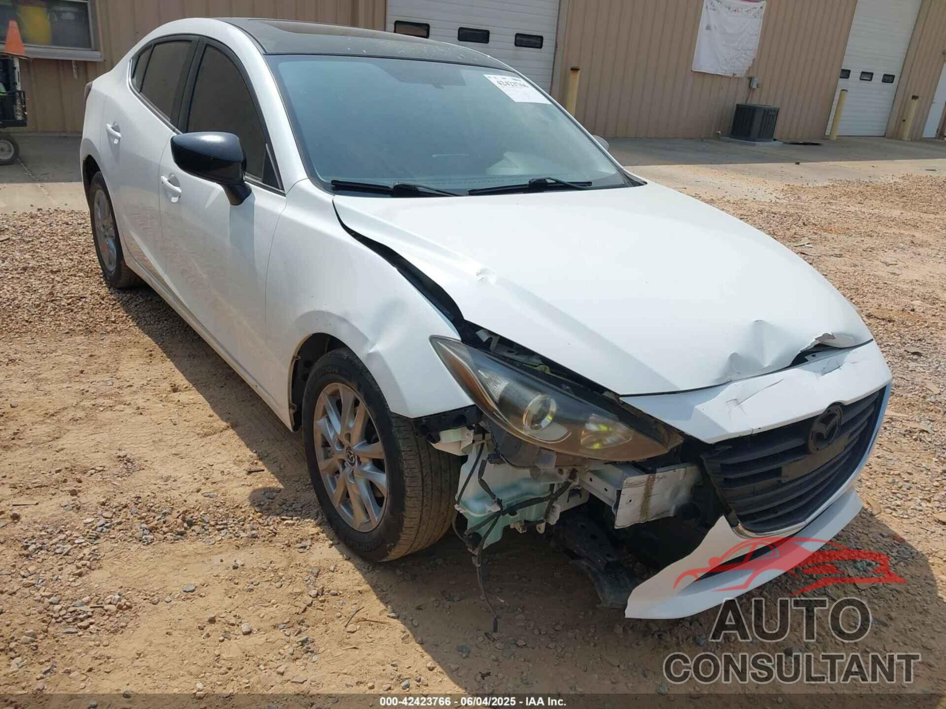 MAZDA MAZDA3 2015 - JM1BM1W78F1242948